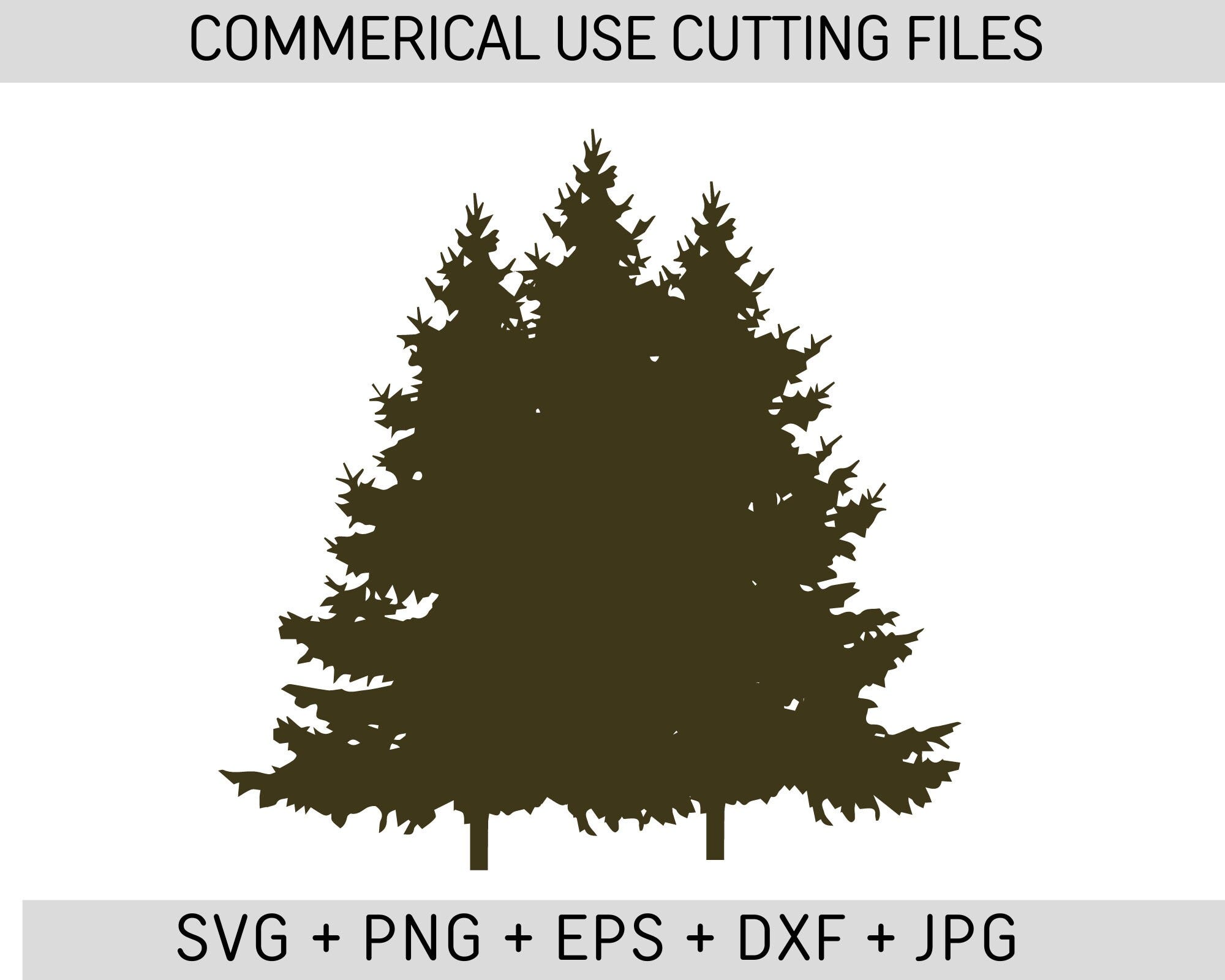 Tree Svg, Forest Svg, Tree Line svg, Pine Tree Svg, Woods Svg, Forest Cut Files for Cricut,, Pine Svg, Download, Svg, Png, Dxf