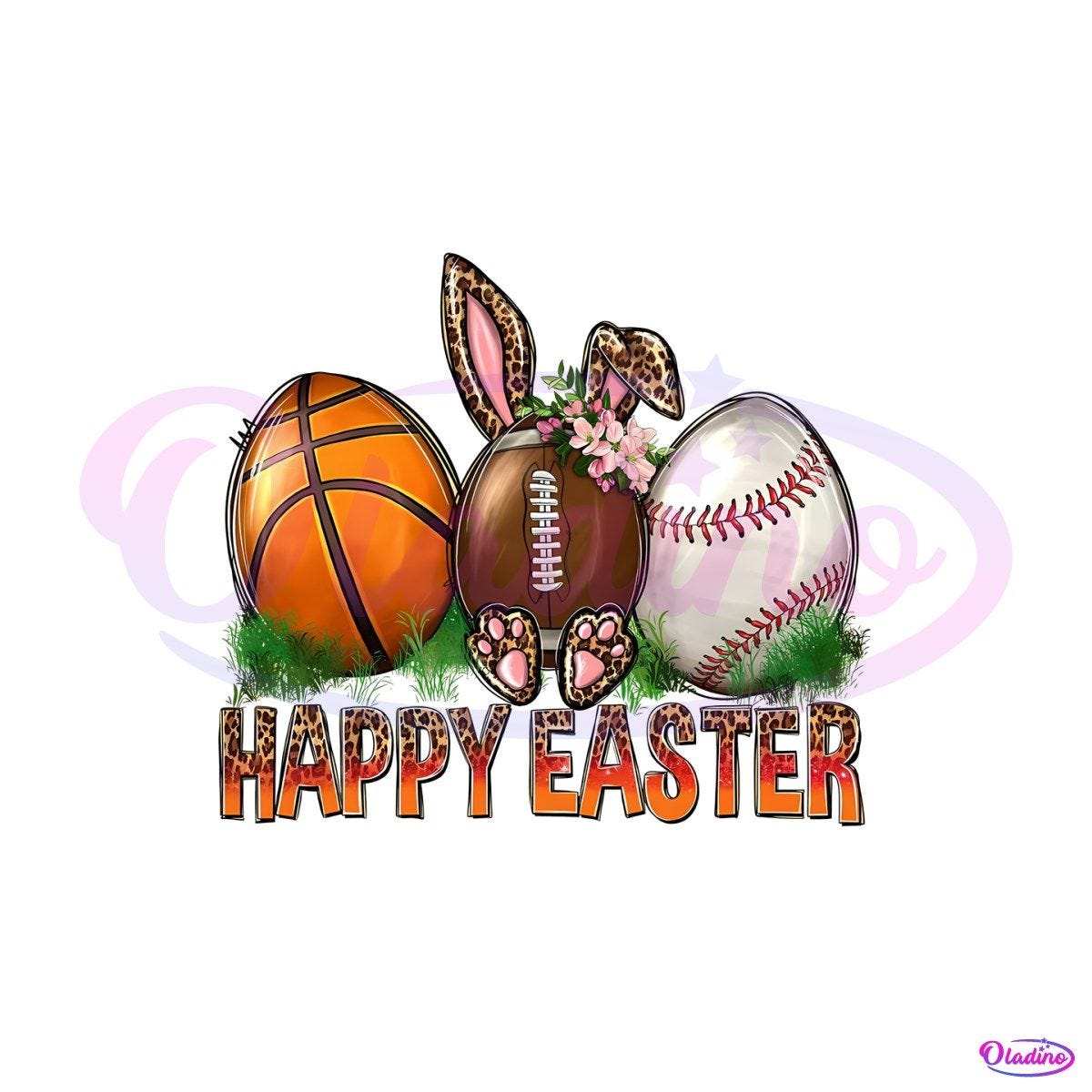 Happy Easter Sport Easter Egg PNG