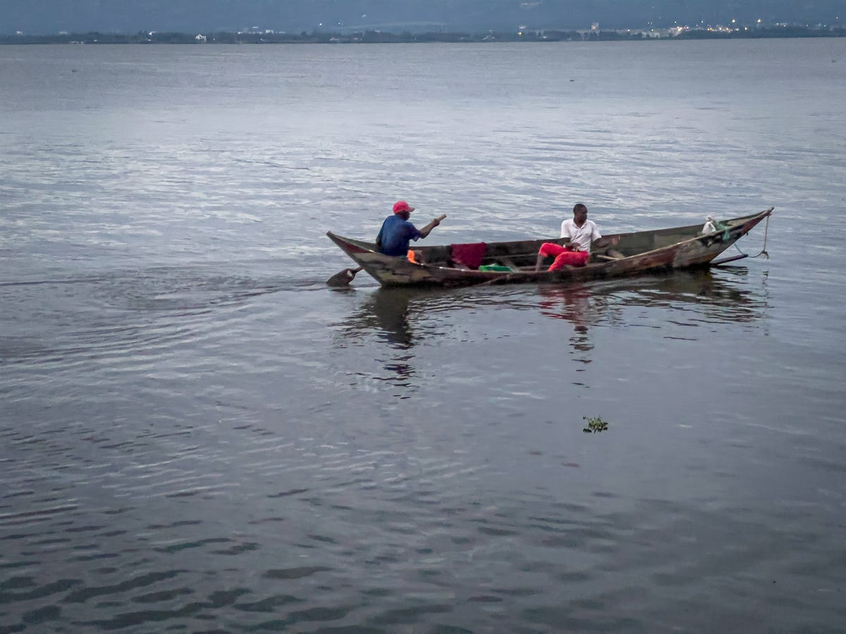 people on a boat.