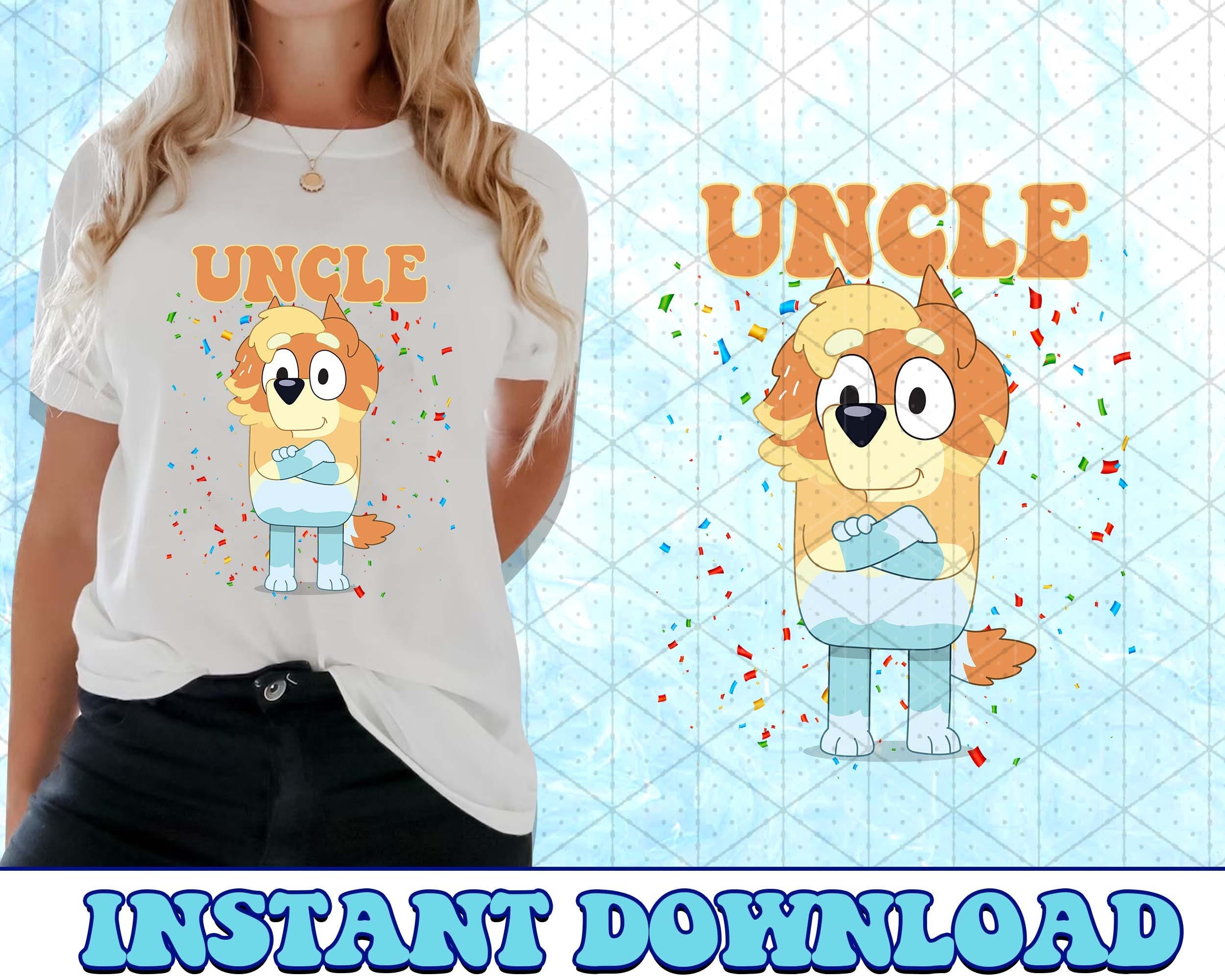 Uncle Bluey PNG, Bluey Family Birthday PNG, Bluey Birthday Png, Bluey Bingo Png, Bluey Mom Png, Bluey Dad Png, Bluey Friends Png, Bluey PNG