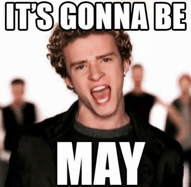 Image result for justin timberlake it's gonna be may