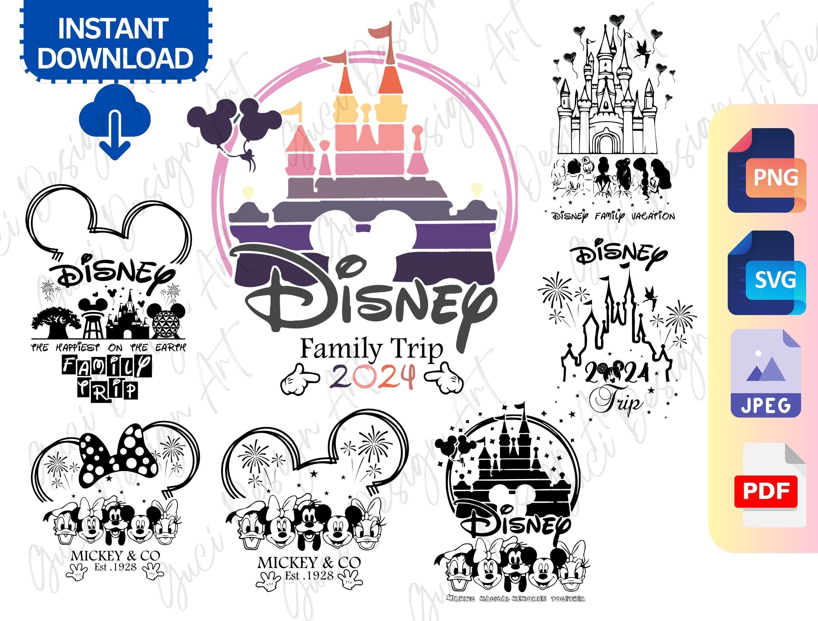 Disneyland Family Trip svg png jpeg pdf, Making Magical Memories Together, Family Vacation png, Family Trip, Magic Kingdom, Family Squad Svg