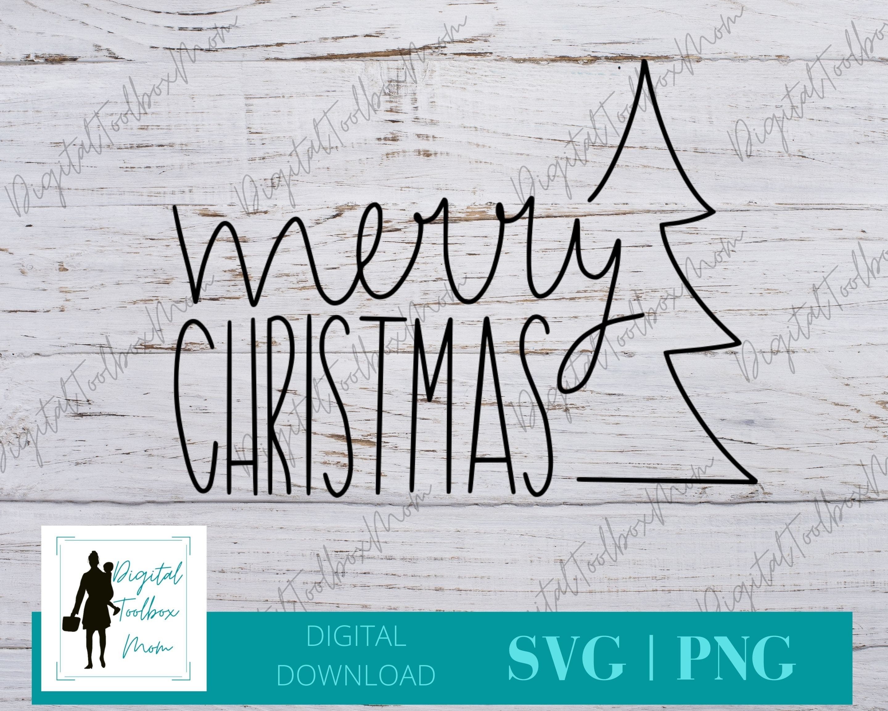 Merry Christmas Svg, Christmas Tree SVG, Christmas Svg, Tree Svg, Merry Christmas, Christmas, Svg Files for Cricut, Silhouette Files, SVG