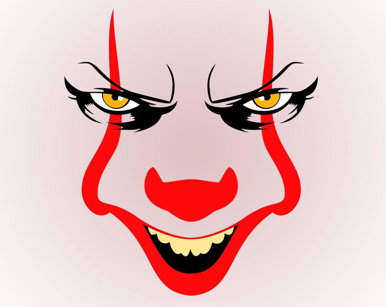 Pennywise SVG layered