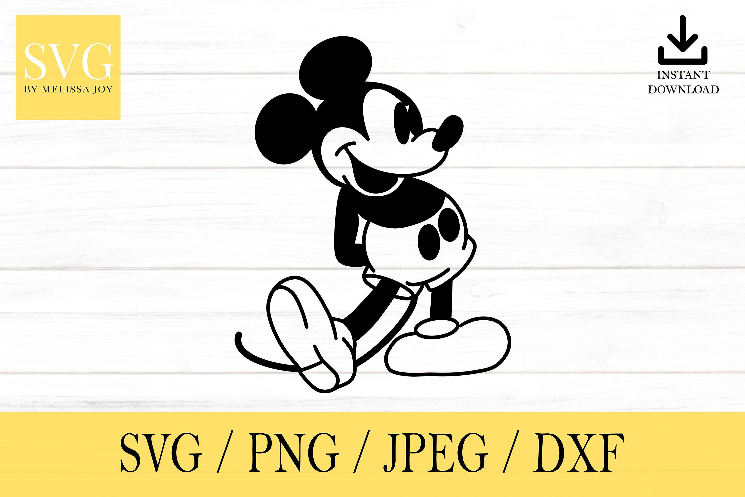 Mouse svg, Vintage Mouse, svg, png, dxf, jpeg, Digital Download, Cut File, Cricut, Silhouette, Glowforge, Svg files for cricut