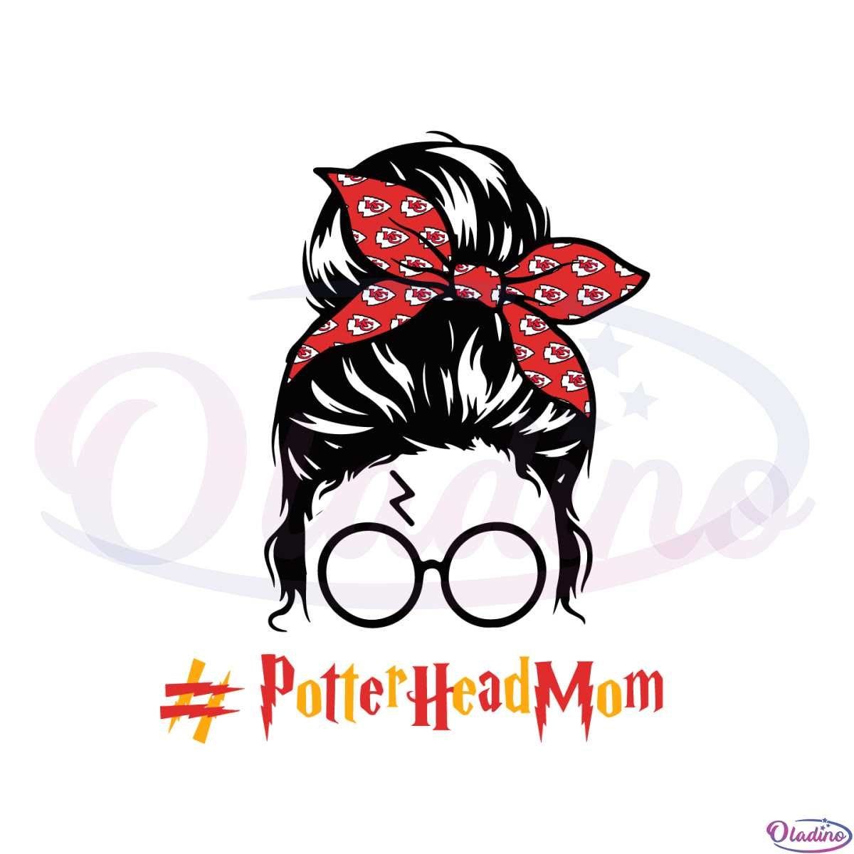 PotterHead Mom Kansas City Chiefs Fans SVG Graphic Designs Files