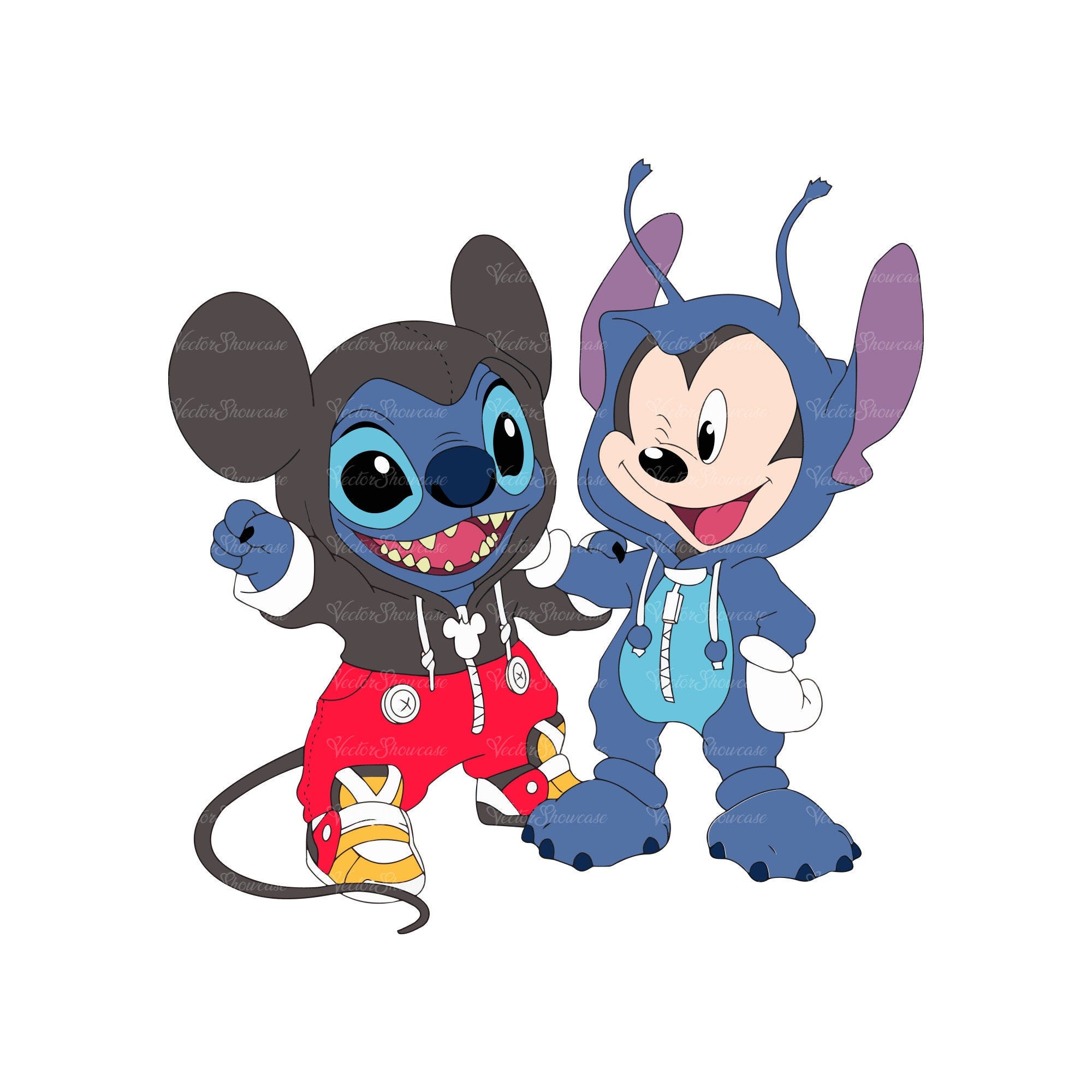 Mickey and Stitch Svg and Png, Stitch and Mickey Shirt Svg and Png, Funny Characters Png, Friend Squad Svg and Png, Stitch Png, Digital File