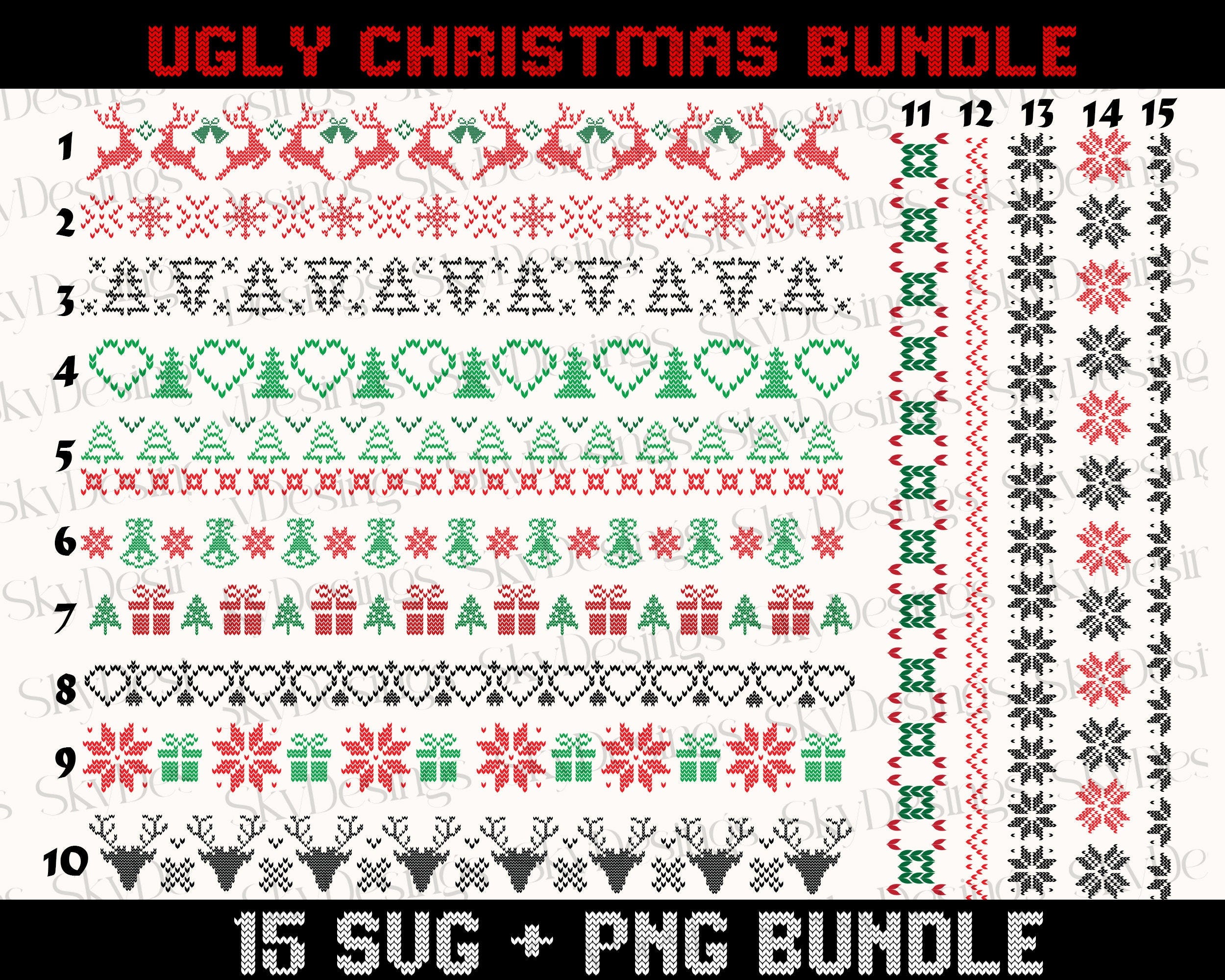 Christmas Sweater SVG Bundle, Funny Christmas Shirt Svg, Christmas Svg, Sweater Svg, Christmas Shirt Svg, Retro Christmas Svg, Winter Svg
