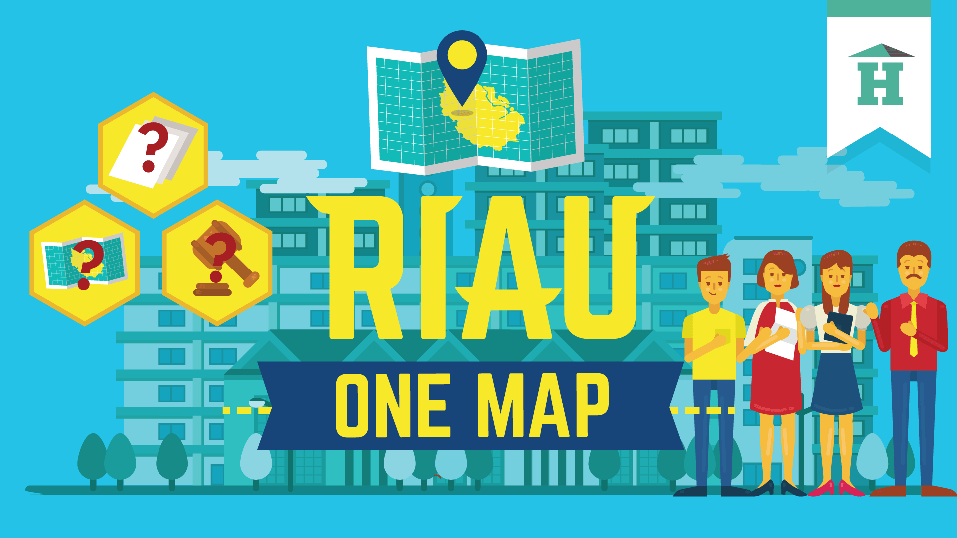 Infografis Animasi Riau One Map