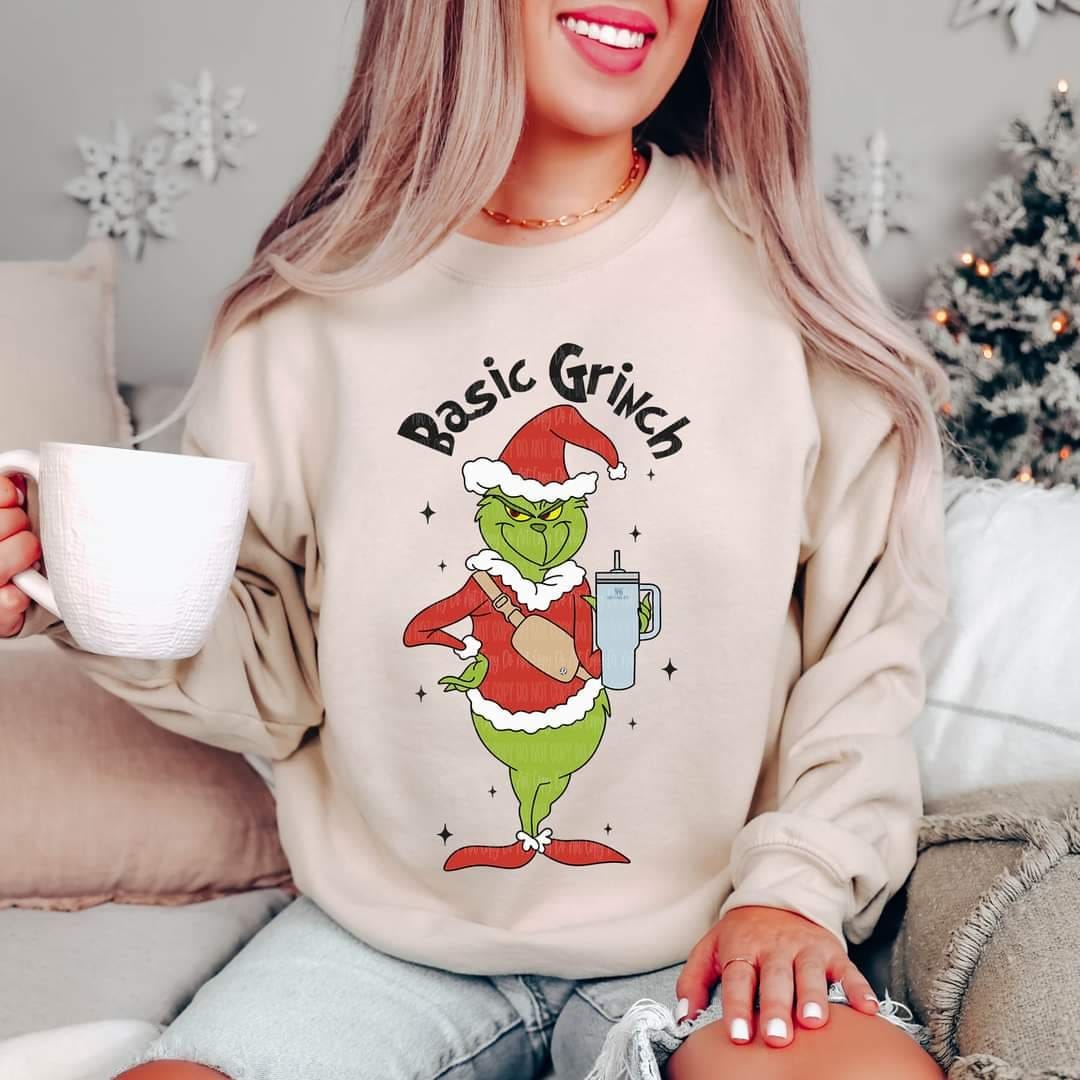 Basic Grinch Christmas Graphic Shirt