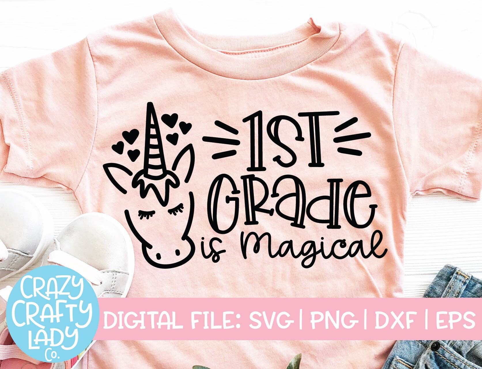 1st Grade Is Magical SVG, Back to School Cut File, Kids