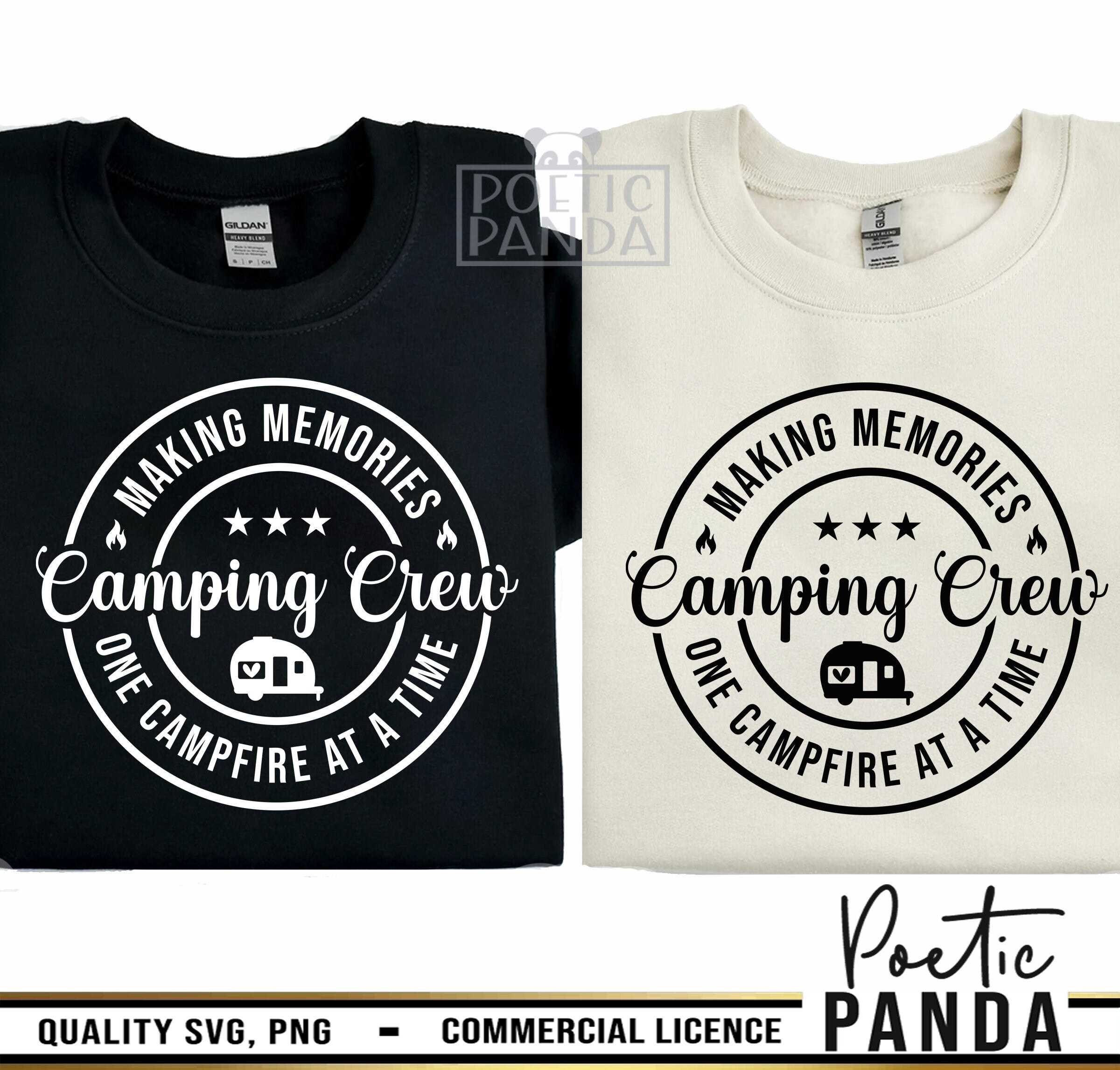 Camping Crew SVG PNG, Smore Svg, One Campfire at time Svg, Happy Camper Svg, Camping Vacation Svg, Camping Shirt Svg, Camping Squad Svg