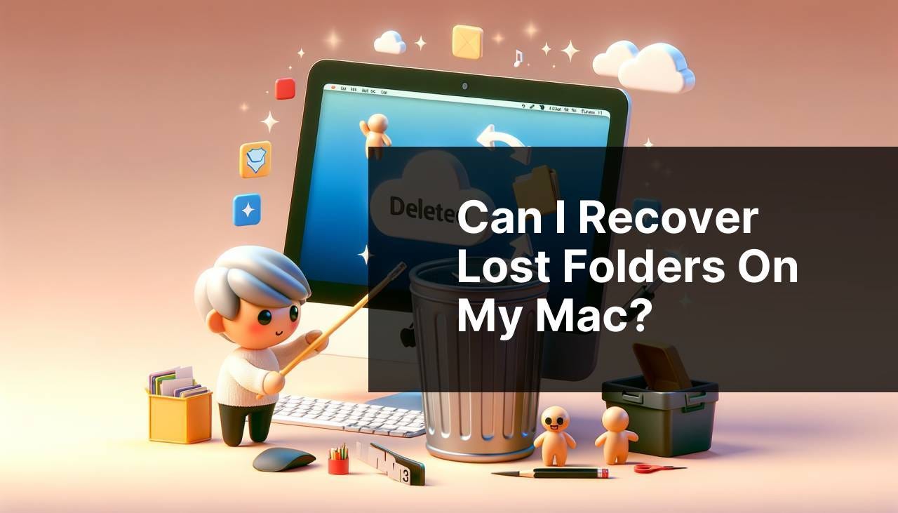 Can I recover lost folders on my Mac?