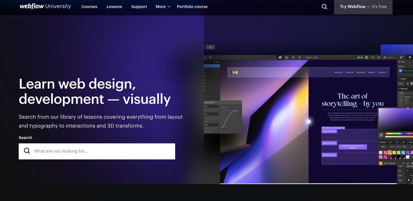 Fuente: Webflow