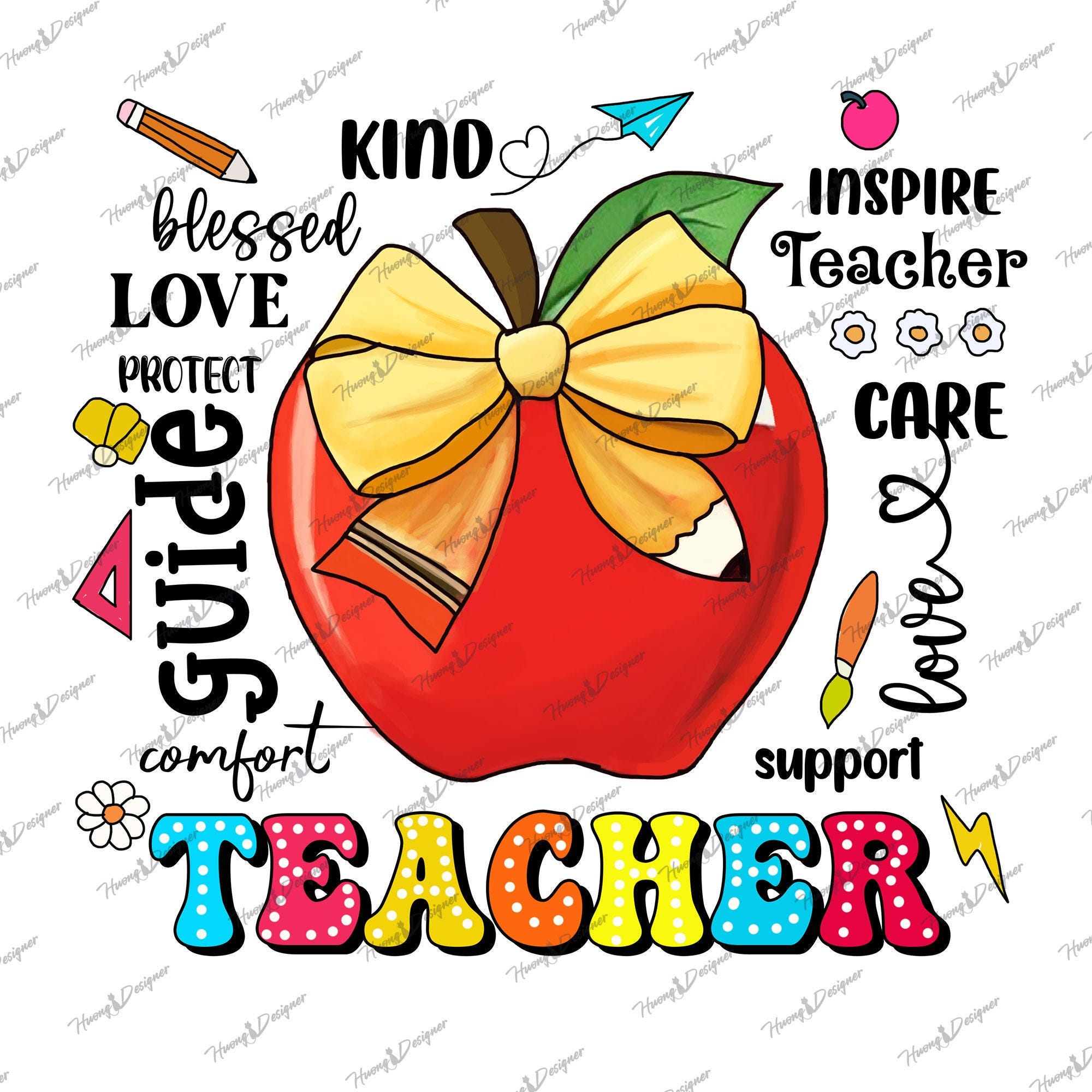 Teacher Apple Bow Png, Back To School Png, Teacher Life Png, First Day of School, Teacher Appreciation PNG,Teacher Shirt Design,Digital File