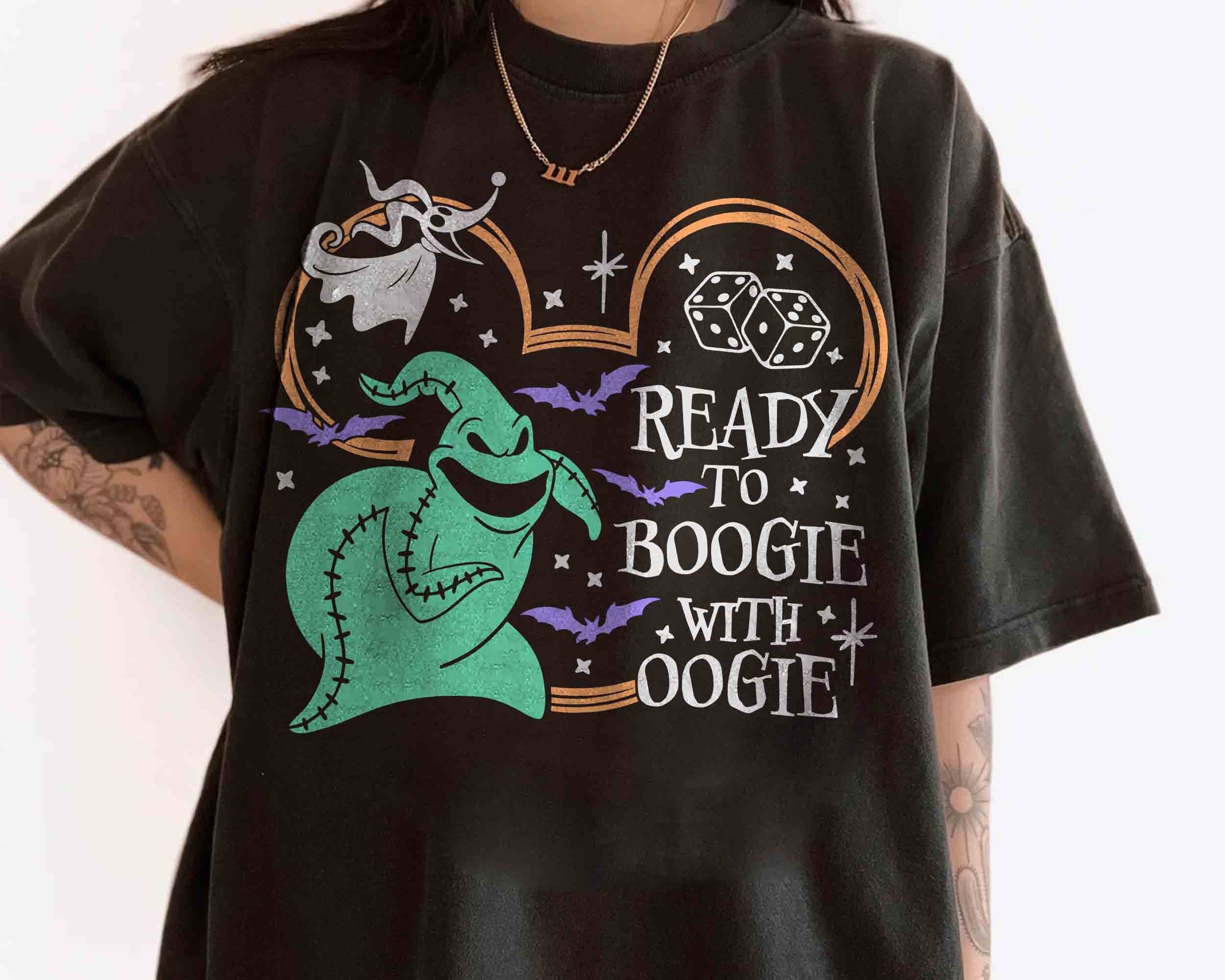 Disney Oogie Boogie Bash 2024 Ready to Boogie with Oogie Shirt, Nightmare Before Christmas Tee, Disney Parks Disneyland Halloween Party Gift
