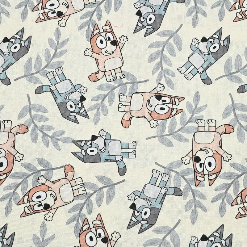 Bluey Fabric Cartoon Dog Fabric Anime Cotton Fabric By The Half Yard