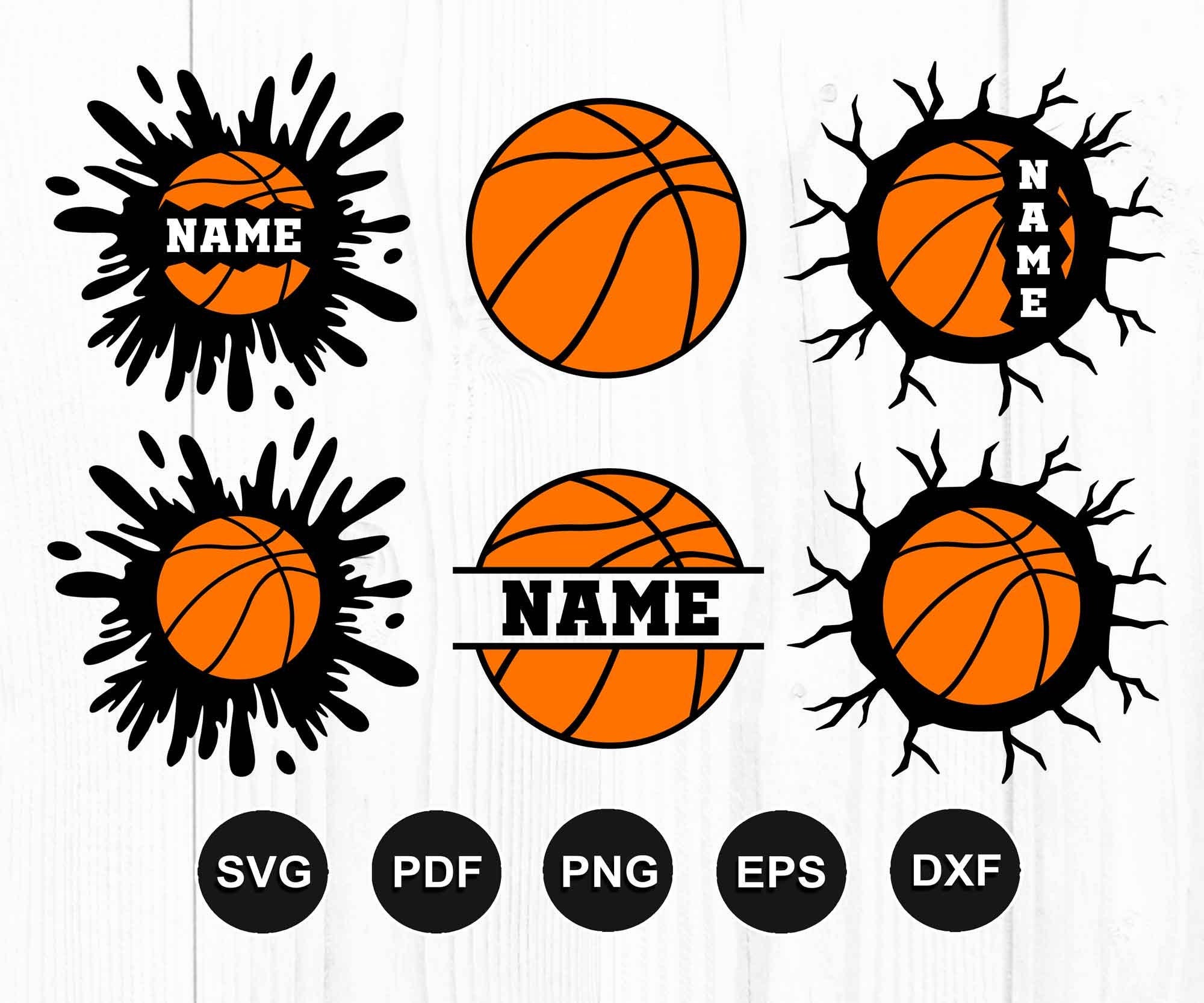 Basketball Svg Bundle, Basketball Monogram Svg, Basketball Designs, Basketball Team Svg, Cut File For Cricut, Silhouette, Png, Dxf