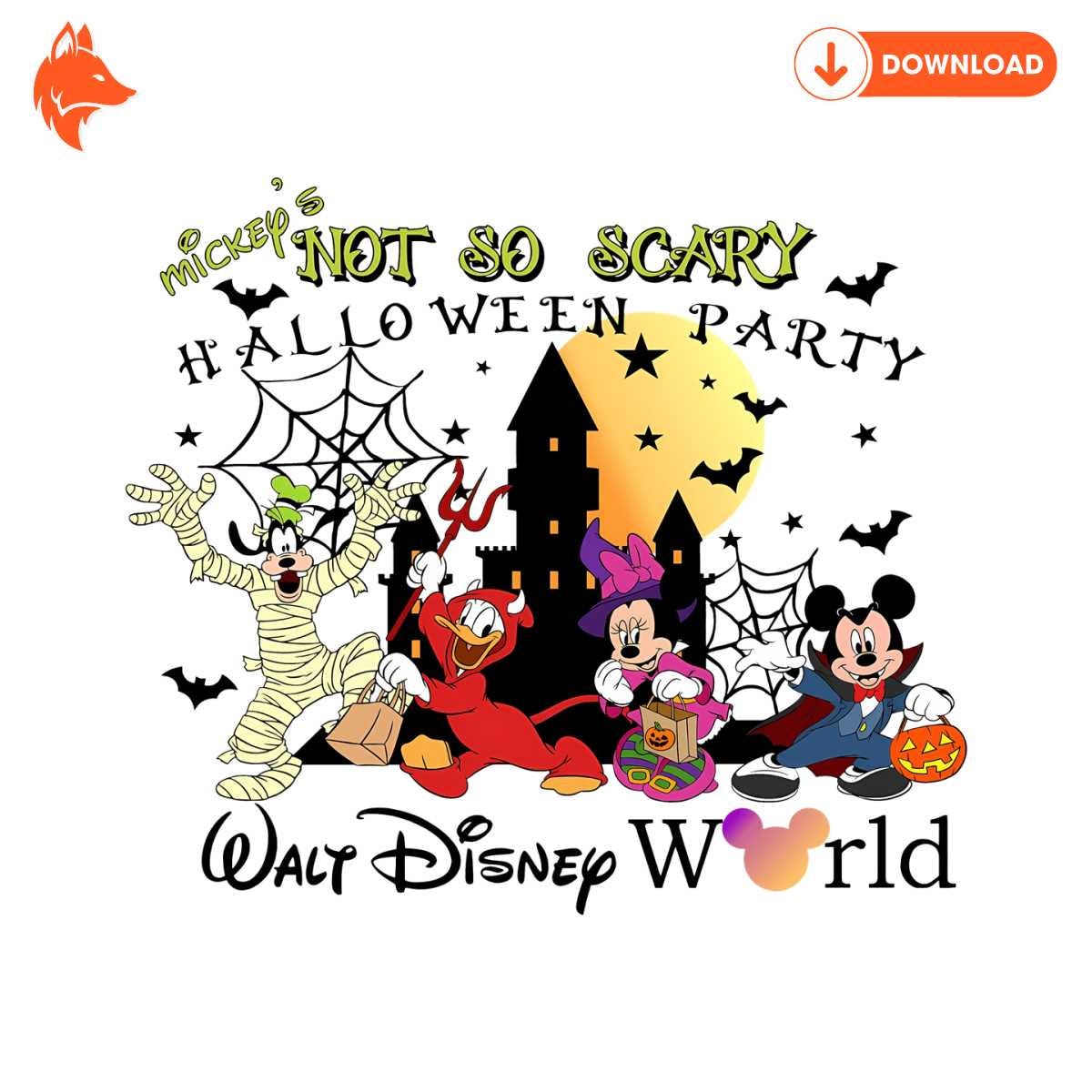 Free Not So Scary Halloween Party Walt Disney World PNG