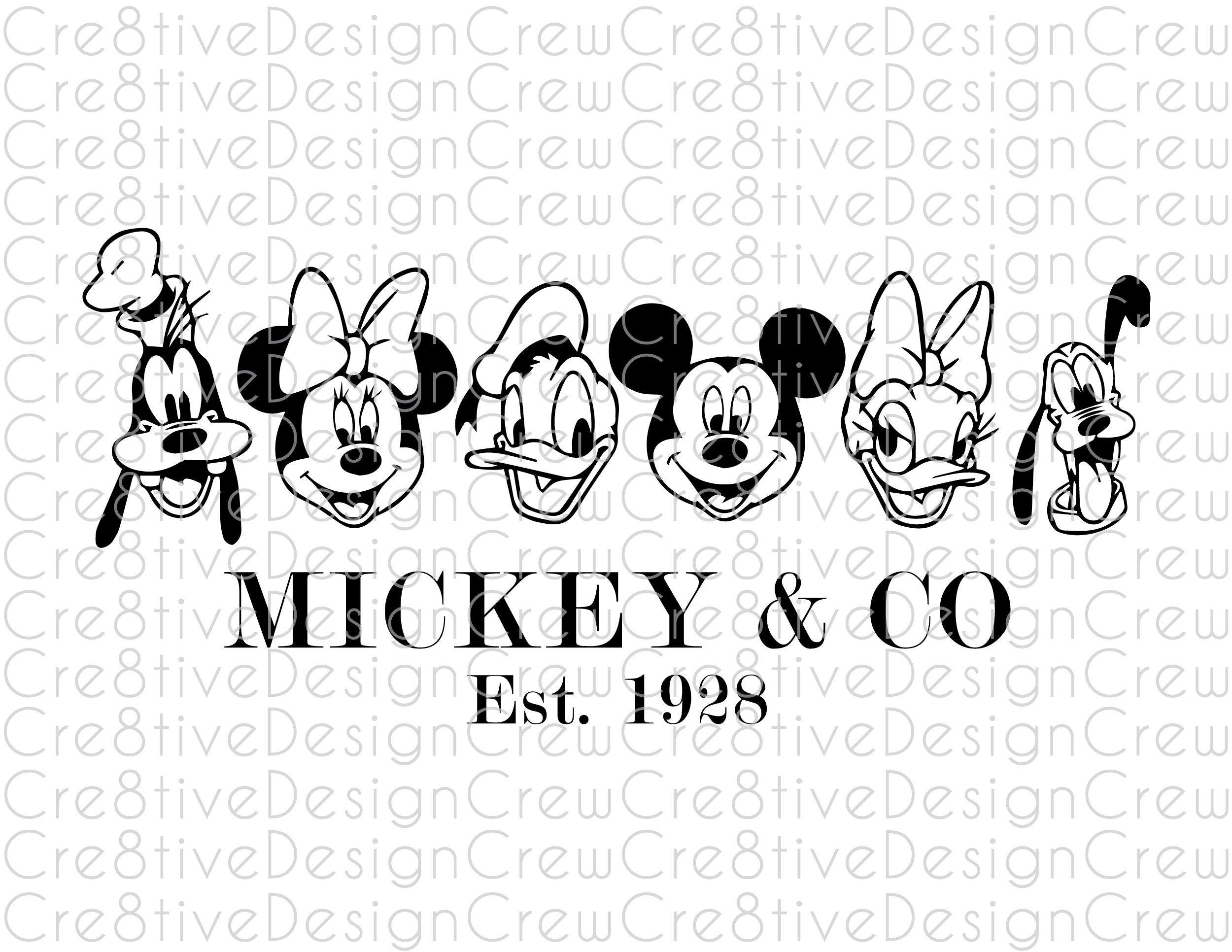 Mickey and Co SVG, Mouse SVG, Family Vacation SVG, Cut File, Digital File, Cricut, Silhouette