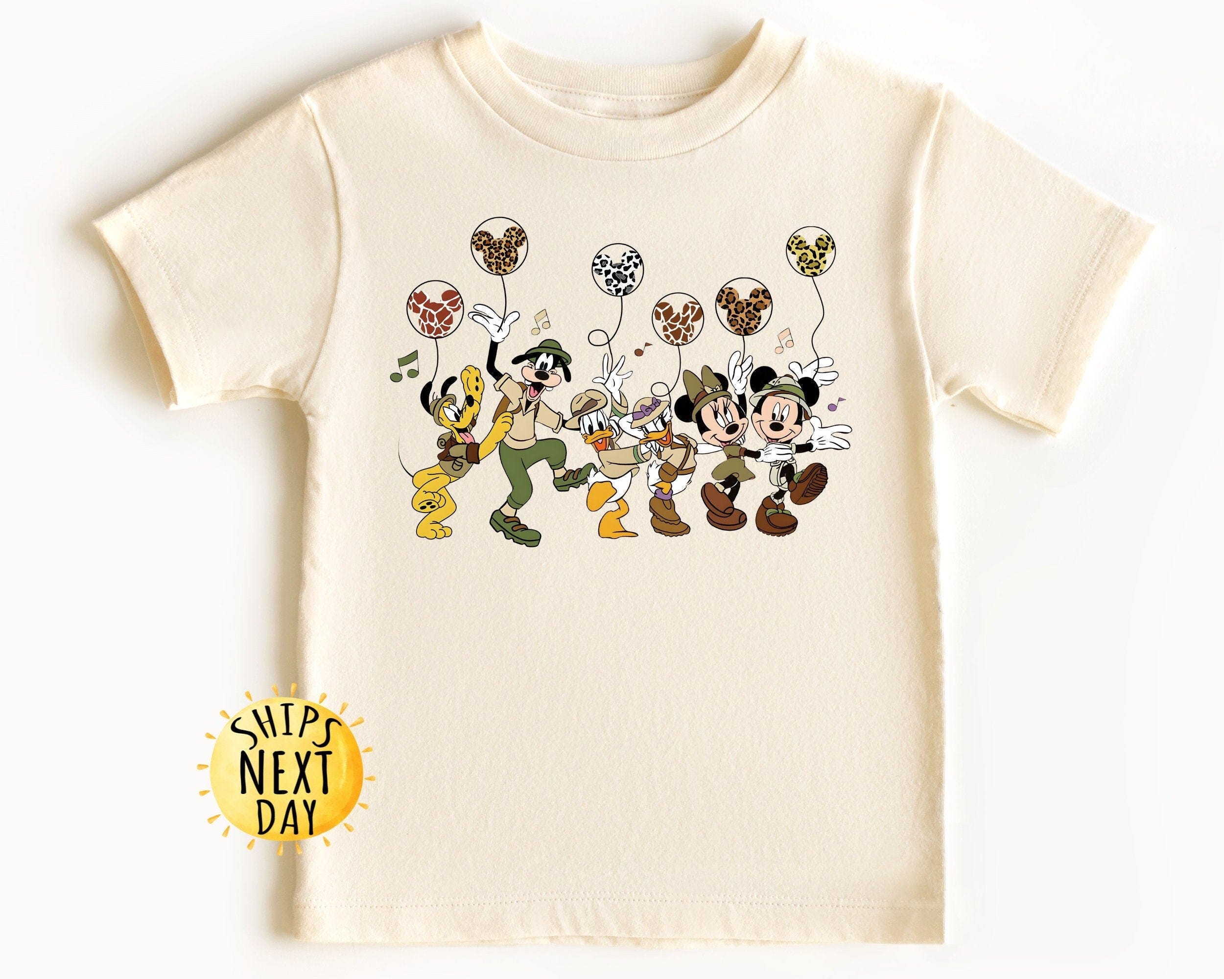 Disney Safari Trip Balloons Toddler Shirt, Mickey and Friends Shirt, Animal Kingdom Kids Shirt, Wild Life Shirt, Toddler or Youth Sweatshirt