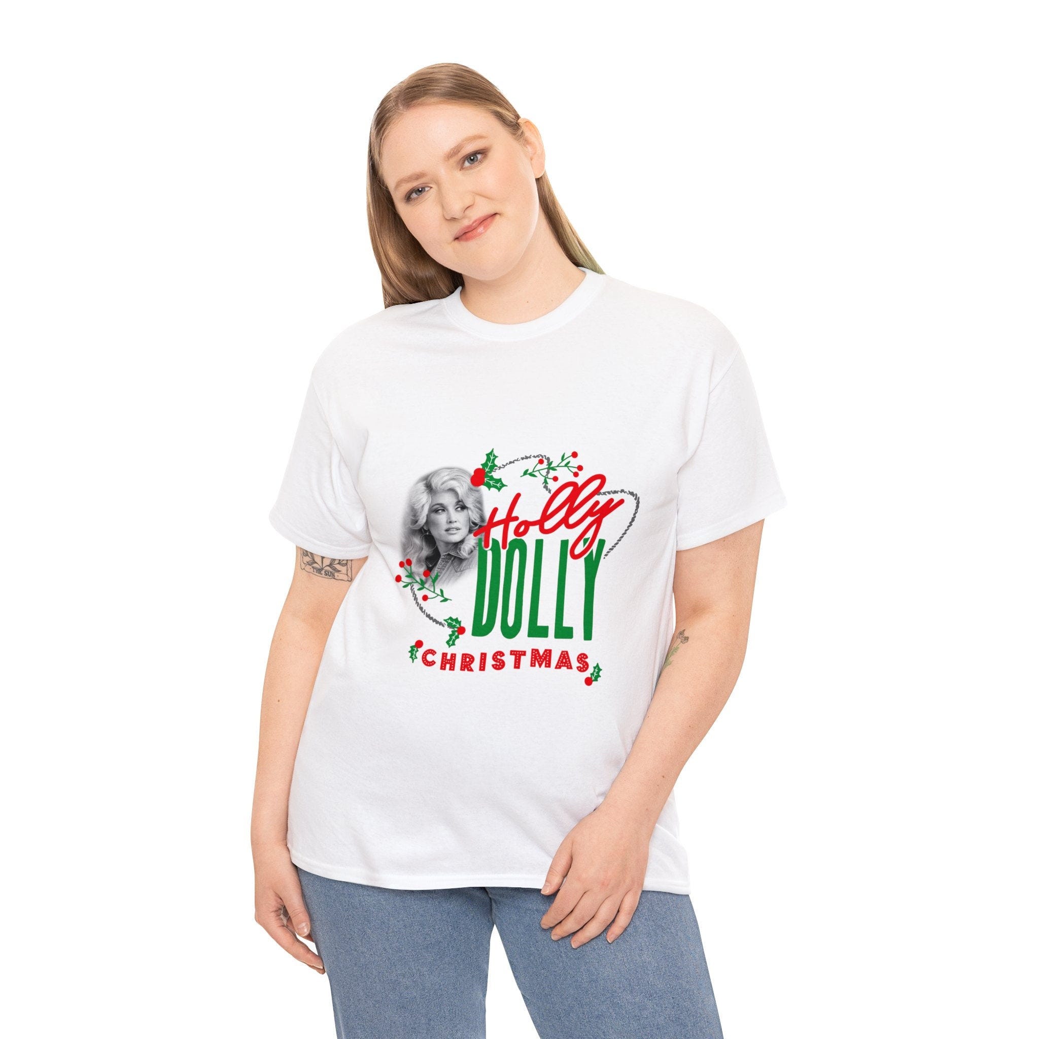 Have a Holly Dolly Christmas Shirt, Western Christmas Tshirt, Holly Dolly Christmas shirt, Cowgirl shirt