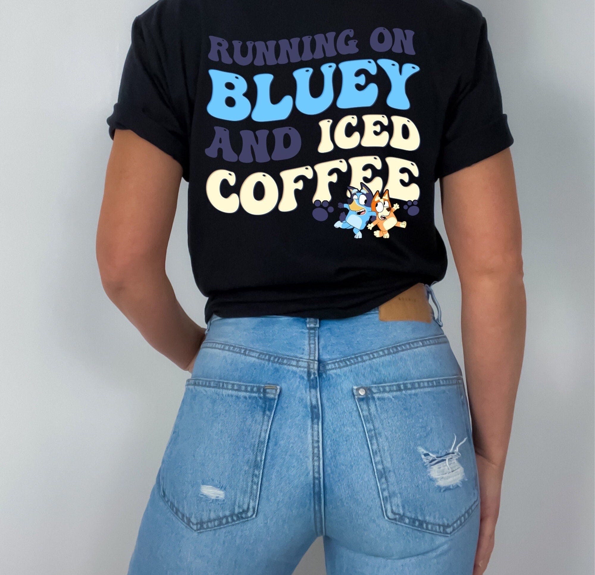 Bluey and Iced Coffee Tee