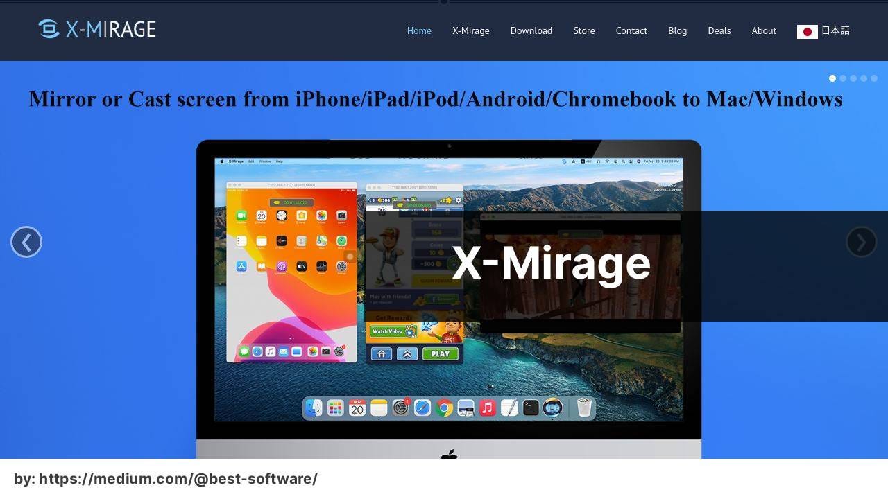 https://www.x-mirage.com/ screenshot