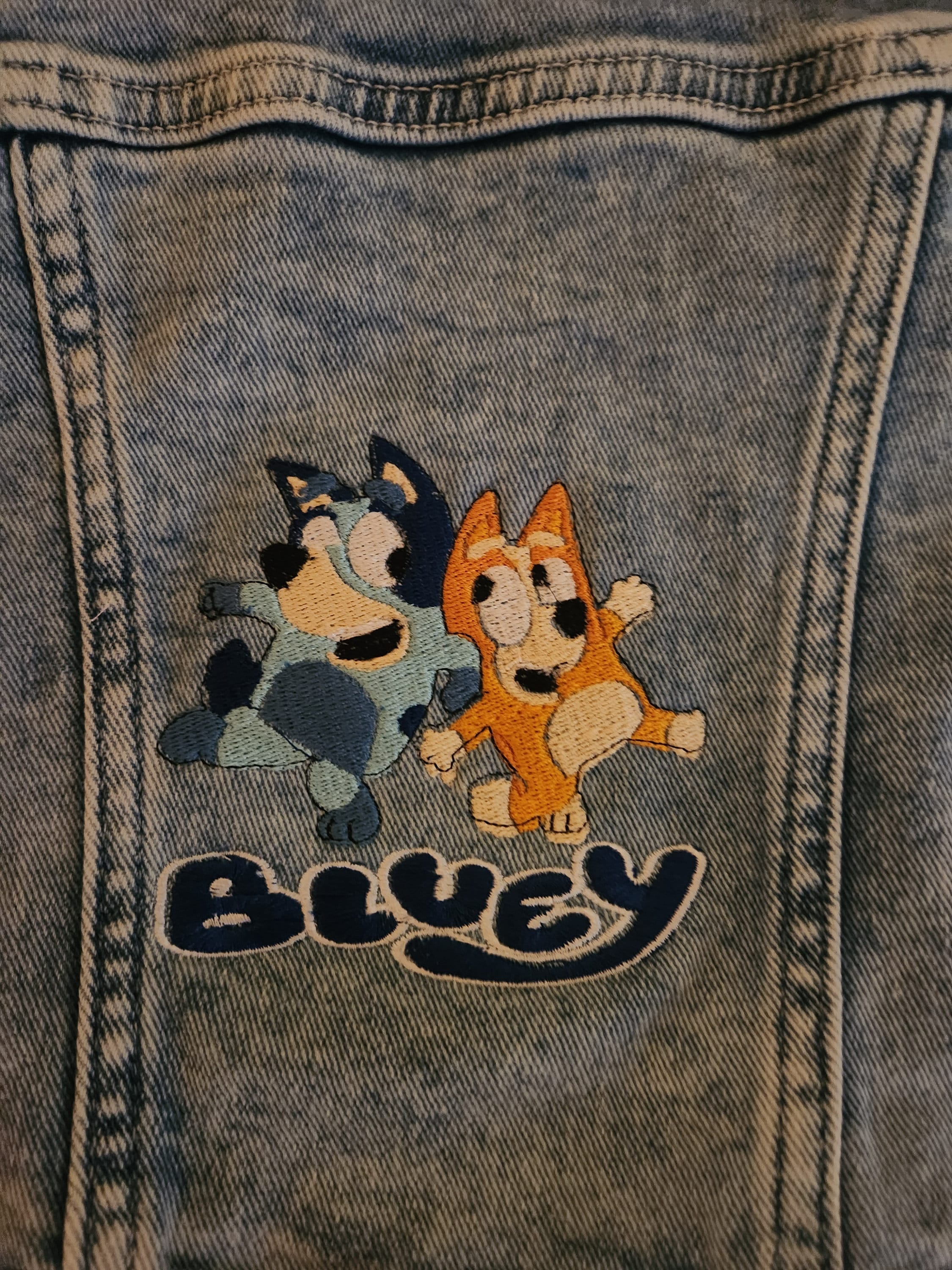 Jean Jackets for Kids Bluey