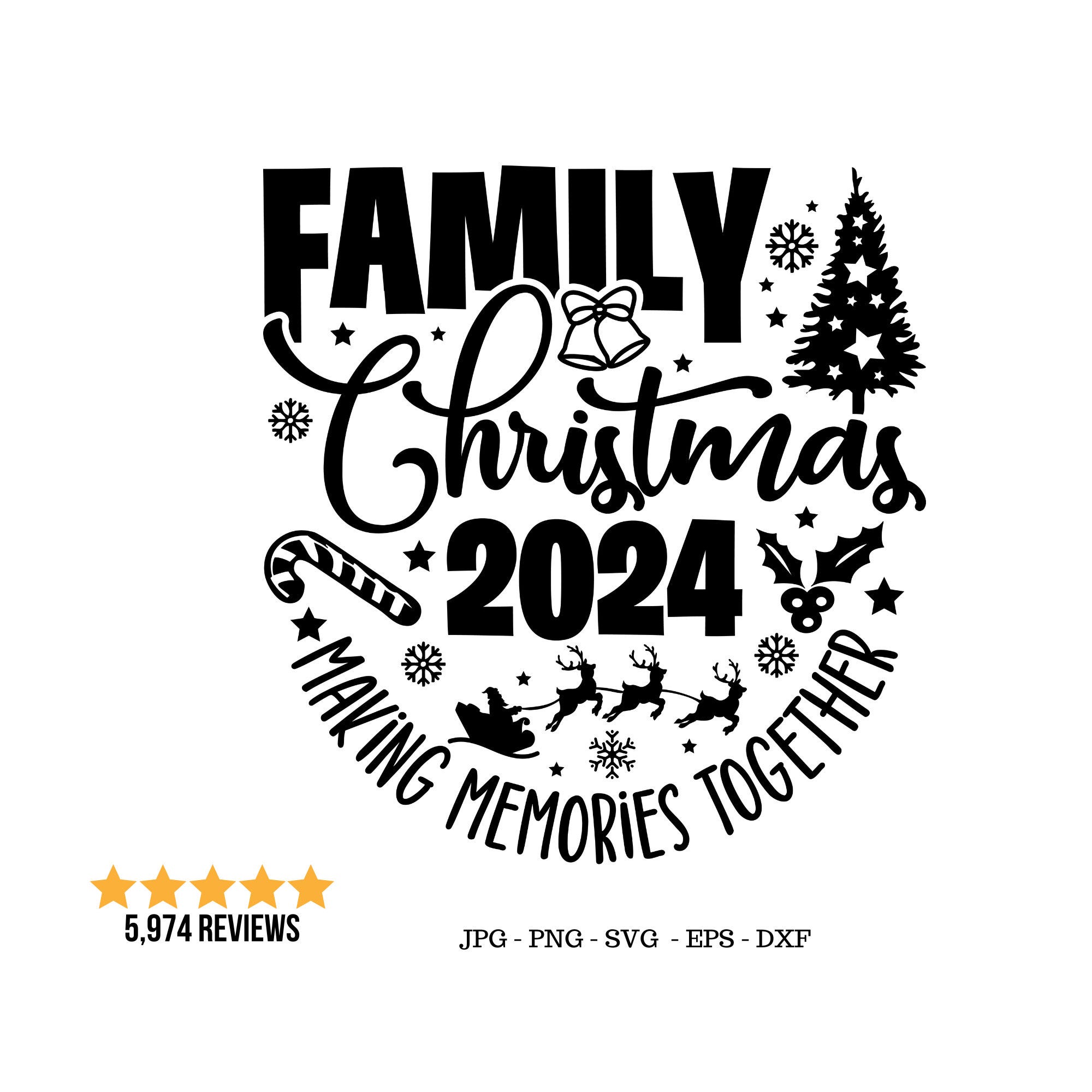 Christmas 2024 Svg, Family Christmas 2024, Matching Christmas