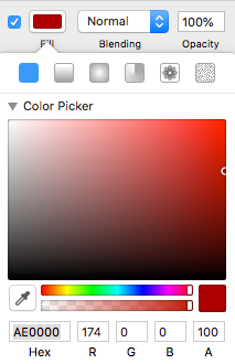 Sketch colour picker