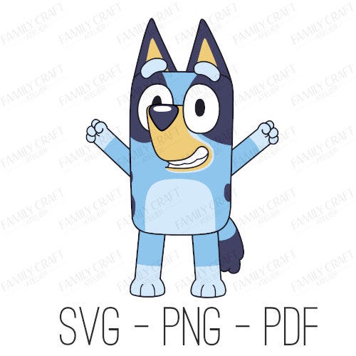 Bluey Celebrate Layered SVG