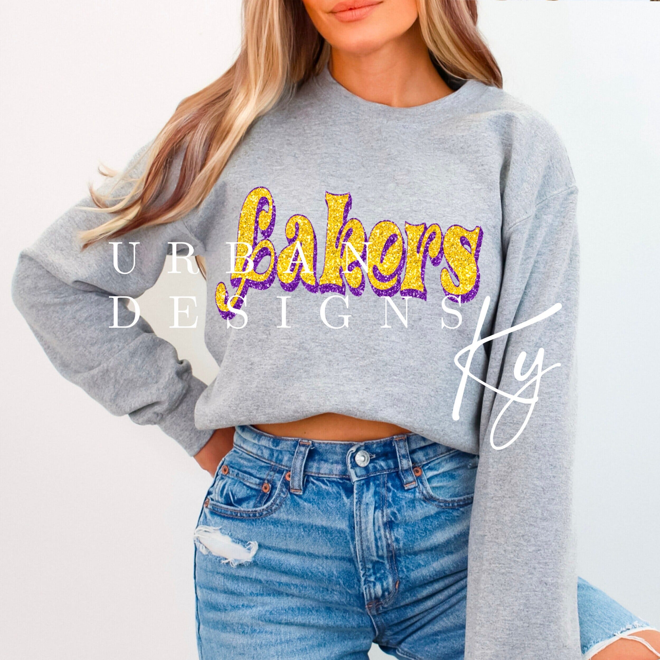 Lakers Realistic Faux Sequins SVG Vector and High Resolution PNG digital download, faux glitter sequins, Sublimation design trending lakers