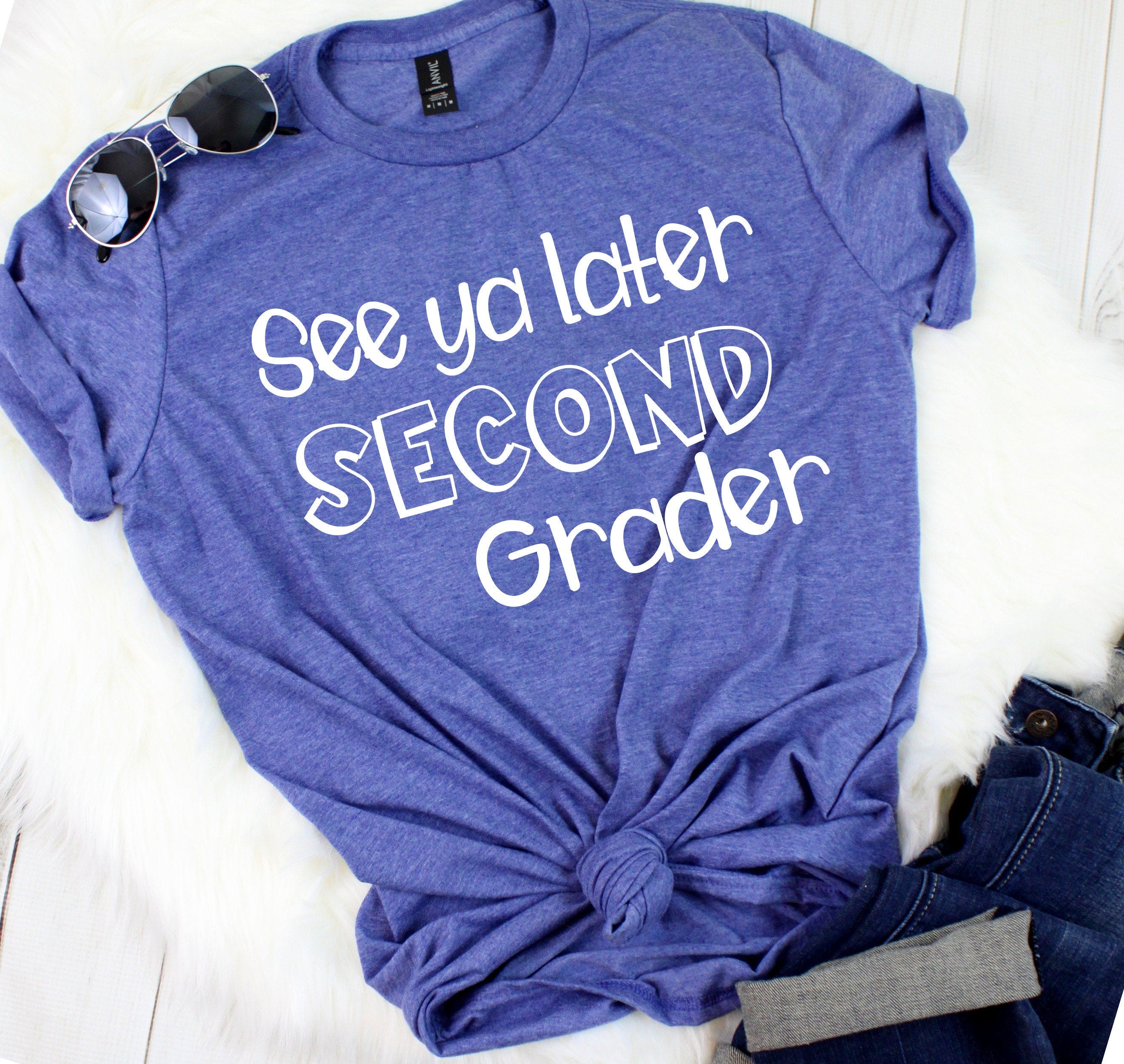 End of the Year Tee, See ya Later Second Grader T-shirt, Teacher Tee, Goodbye Class Shirt, End of the Year T-shirt, Goodbye Students