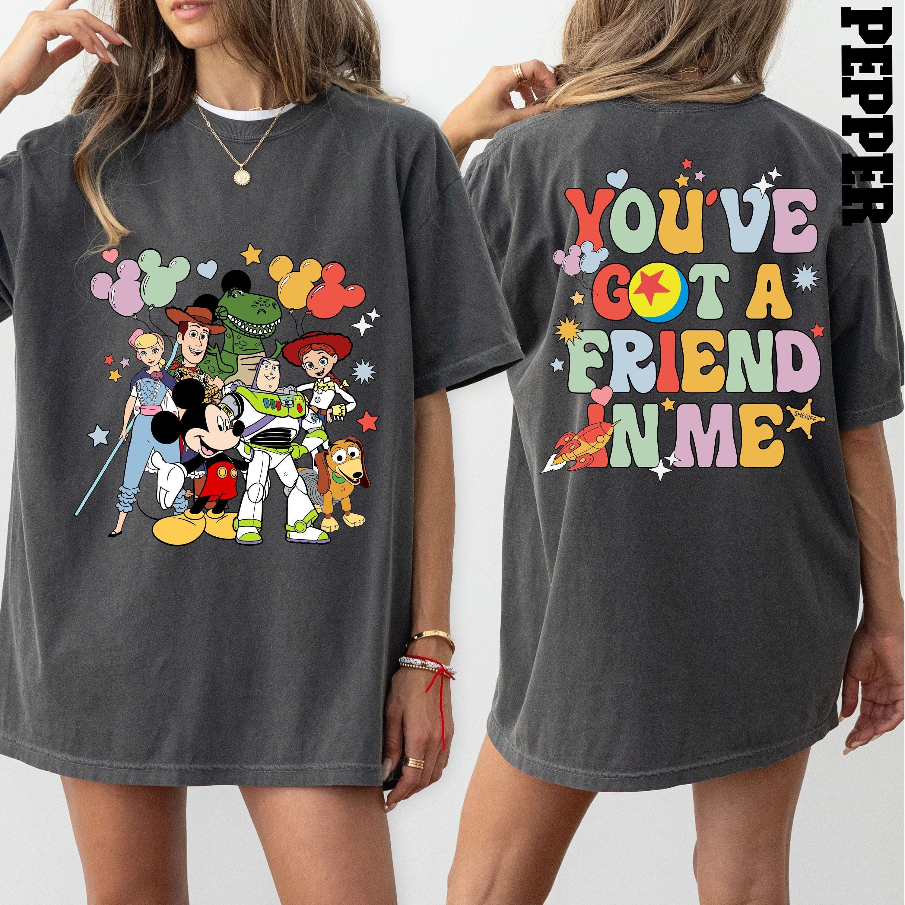 Comfort Colors Toy Story Shirt, Disney World Toy Story T Shirt, You Ve Got A Friend In Me Shirt, Toy Story Movie Characters Shirt