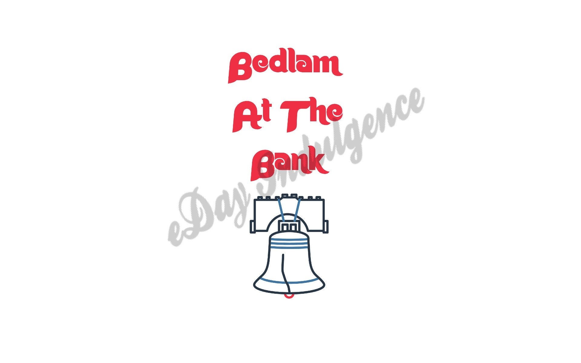 Bedlam At The Bank Phillies Digital Download SVG PNG Baseball Champions Harper Realmuto Philly Cricut Silhouette