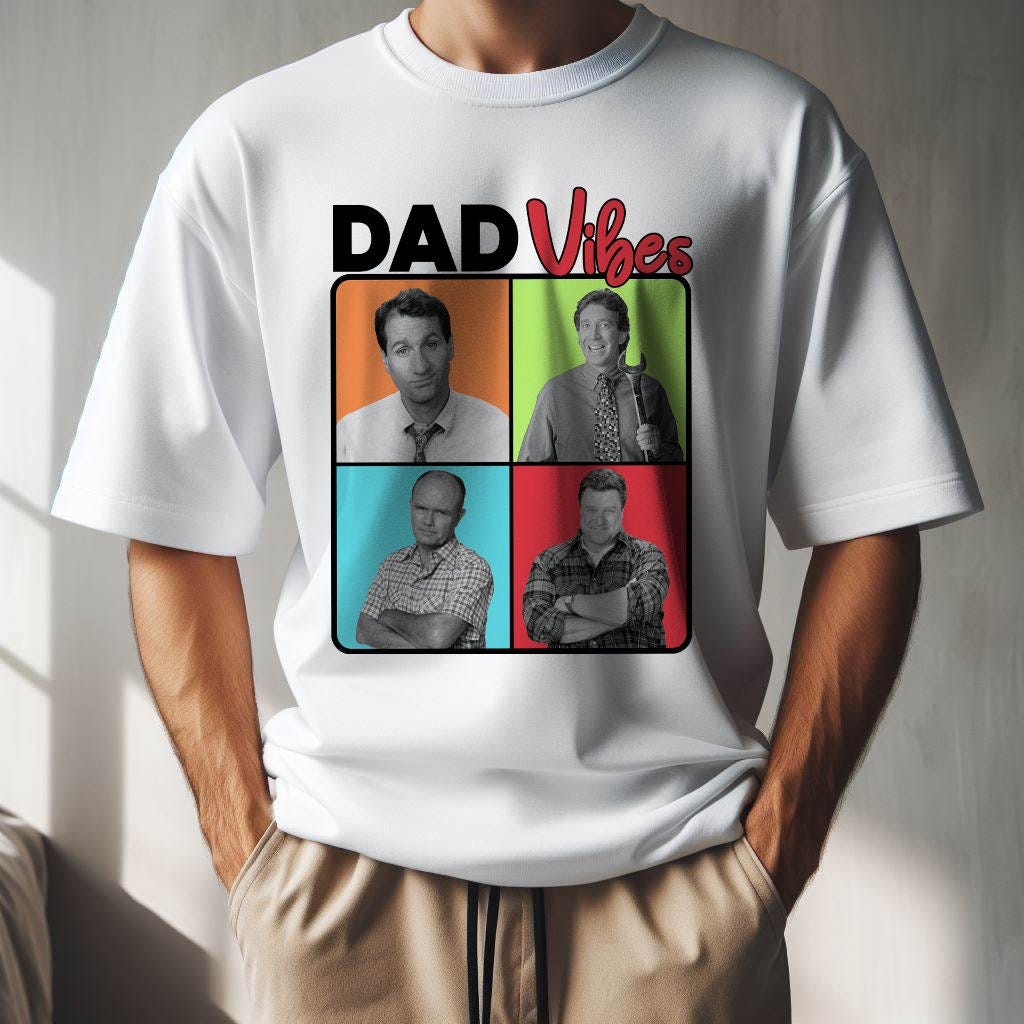 Funny Dad Vibe Shirt Png, Father