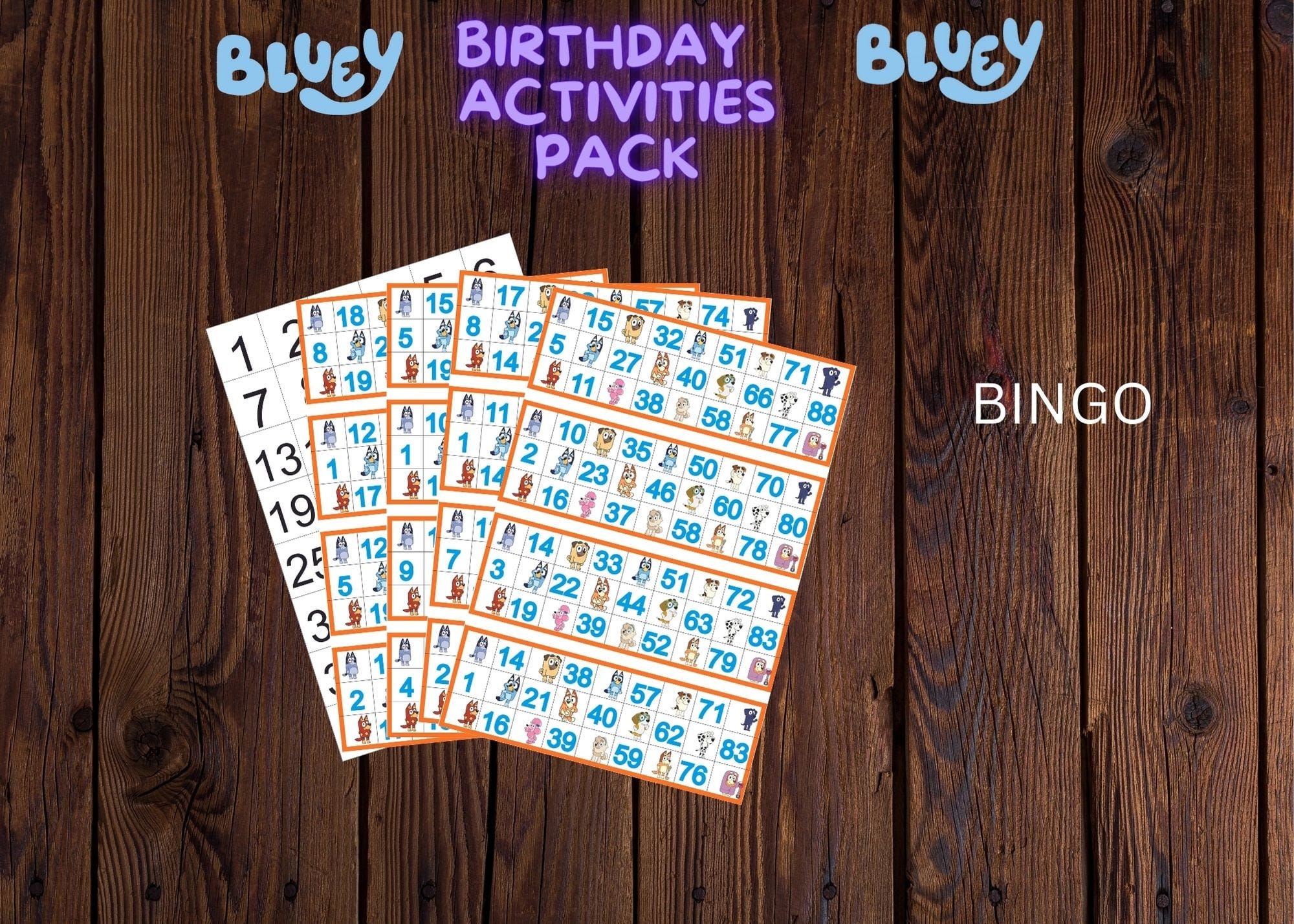 BLUEY BINGO