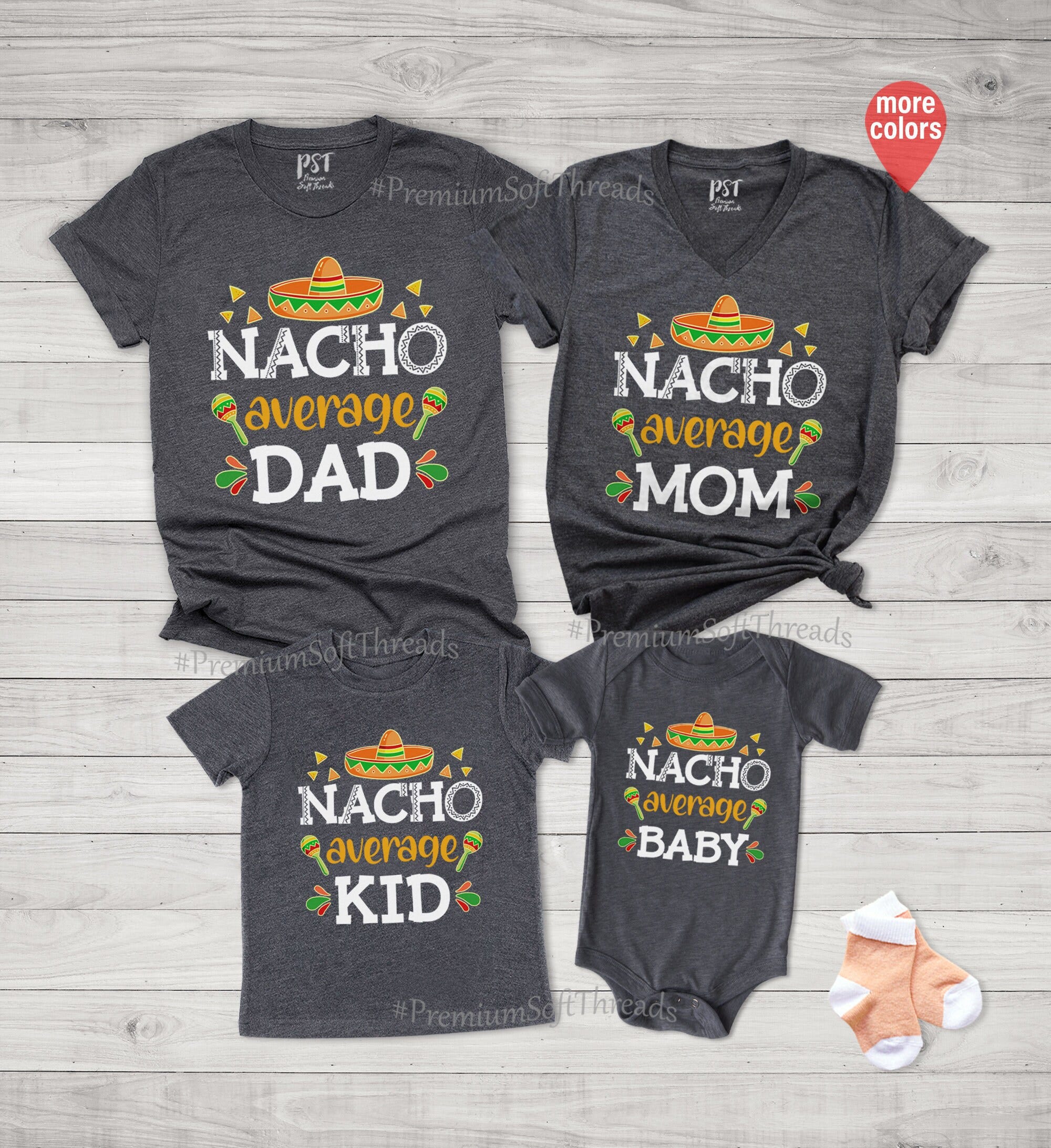 Nacho Average Family Shirt, Nacho Average Family Outfits, Matching Family Shirt, Nacho Average Lover Shirt, Mexican Food Lover Shirt