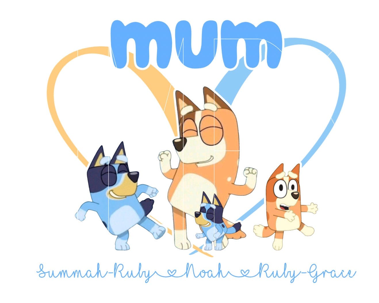 Personalized Bluey Mother