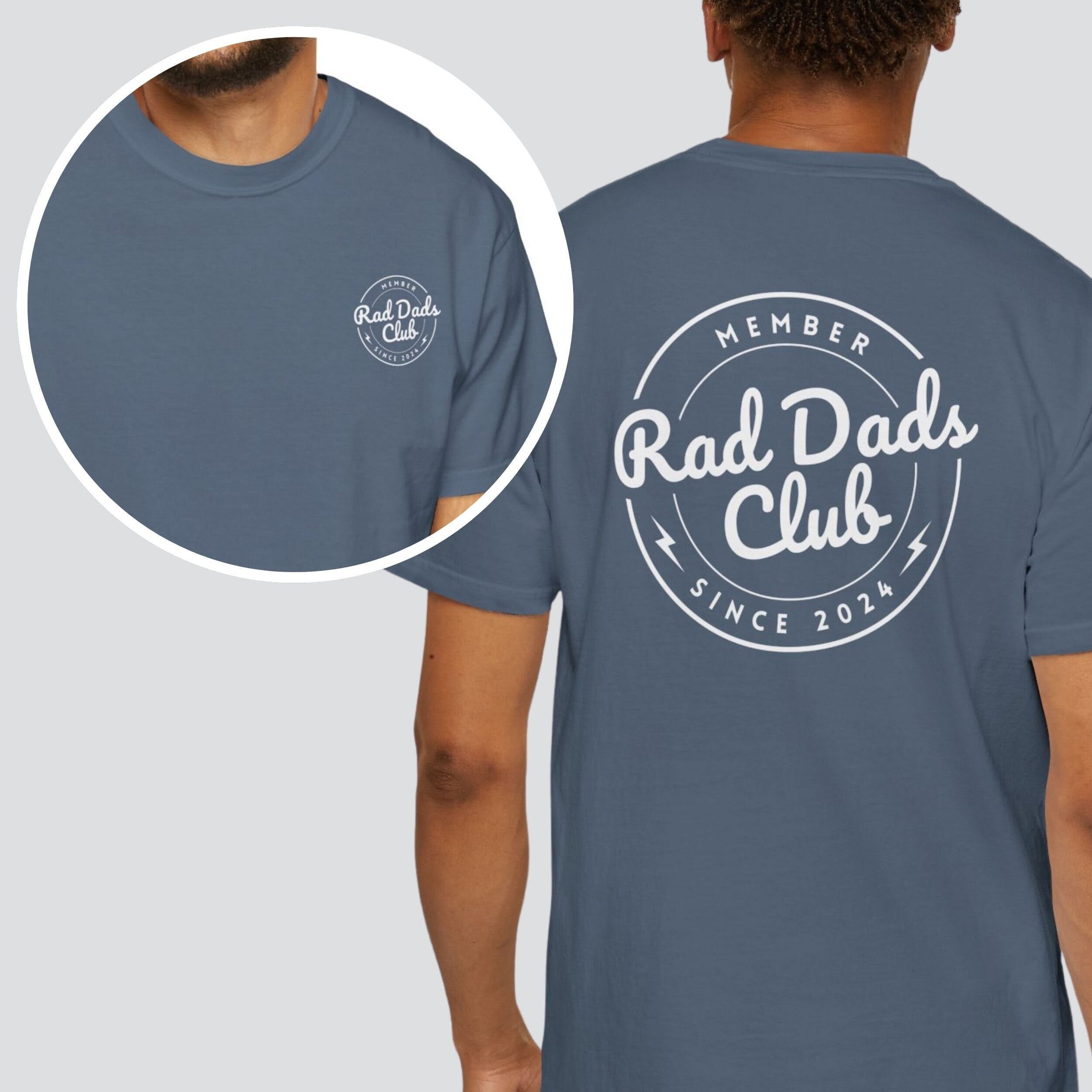 Personalized Rad Dads Club Comfort Colors Tee, Cool Dads Club Shirt, Funny Husband Shirt, Father