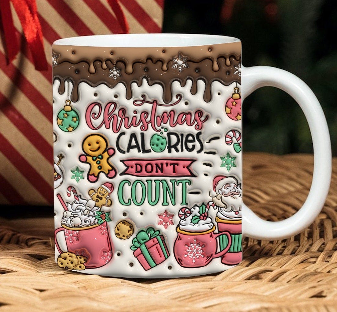 3D Inflated Christmas Calories Don