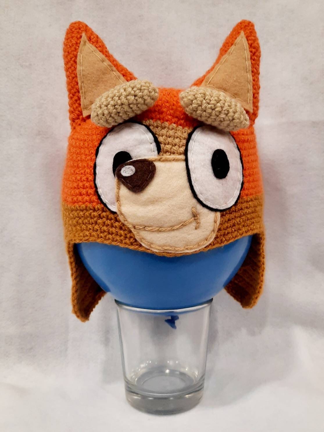 Super Cute Bingo (Bluey) Inspired Knitted Hat, All Sizes
