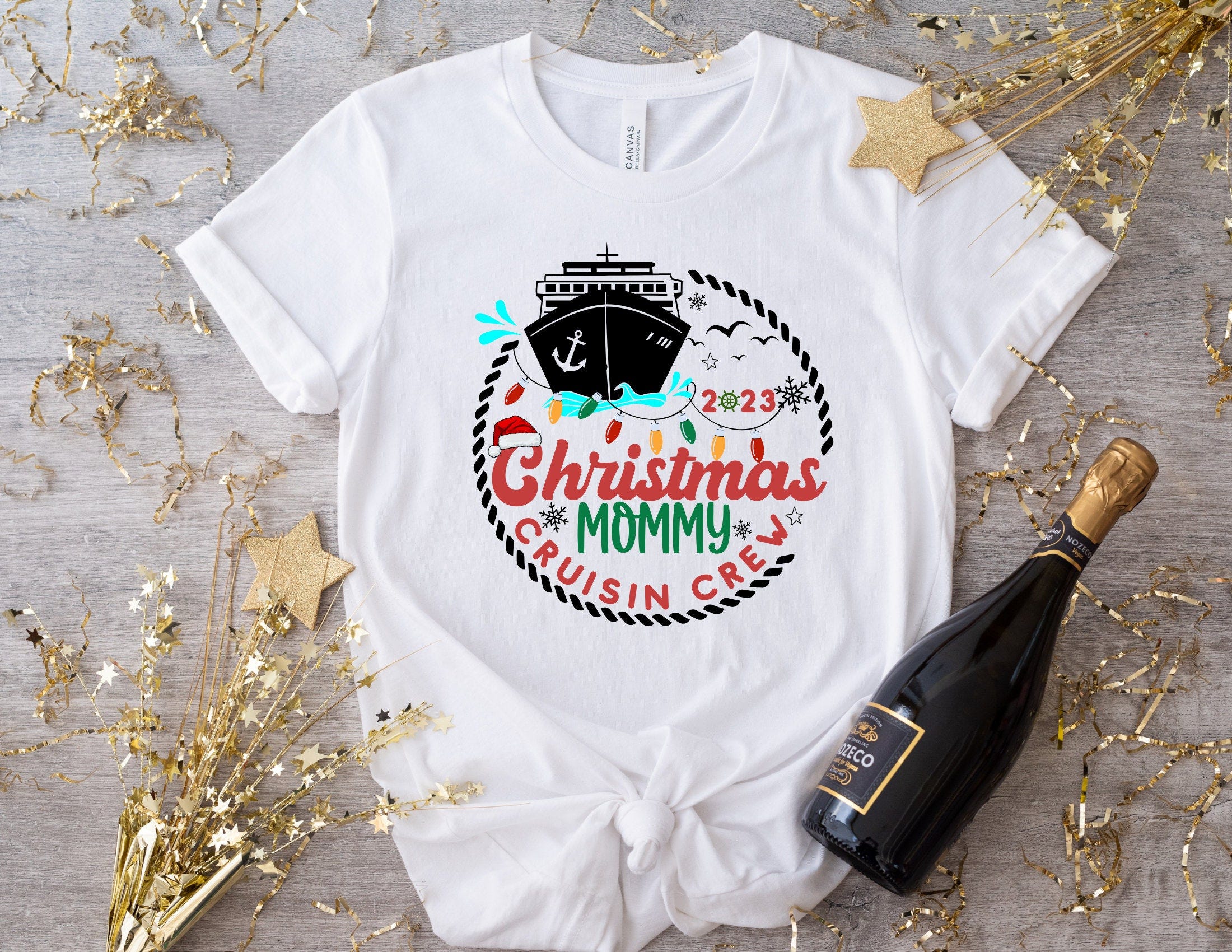 Custom Christmas Cruise 2023 Shirt, Family Christmas Cruise Sweatshirt, Custom Christmas Cruise Shirt, Christmas Family Vacation Shirt