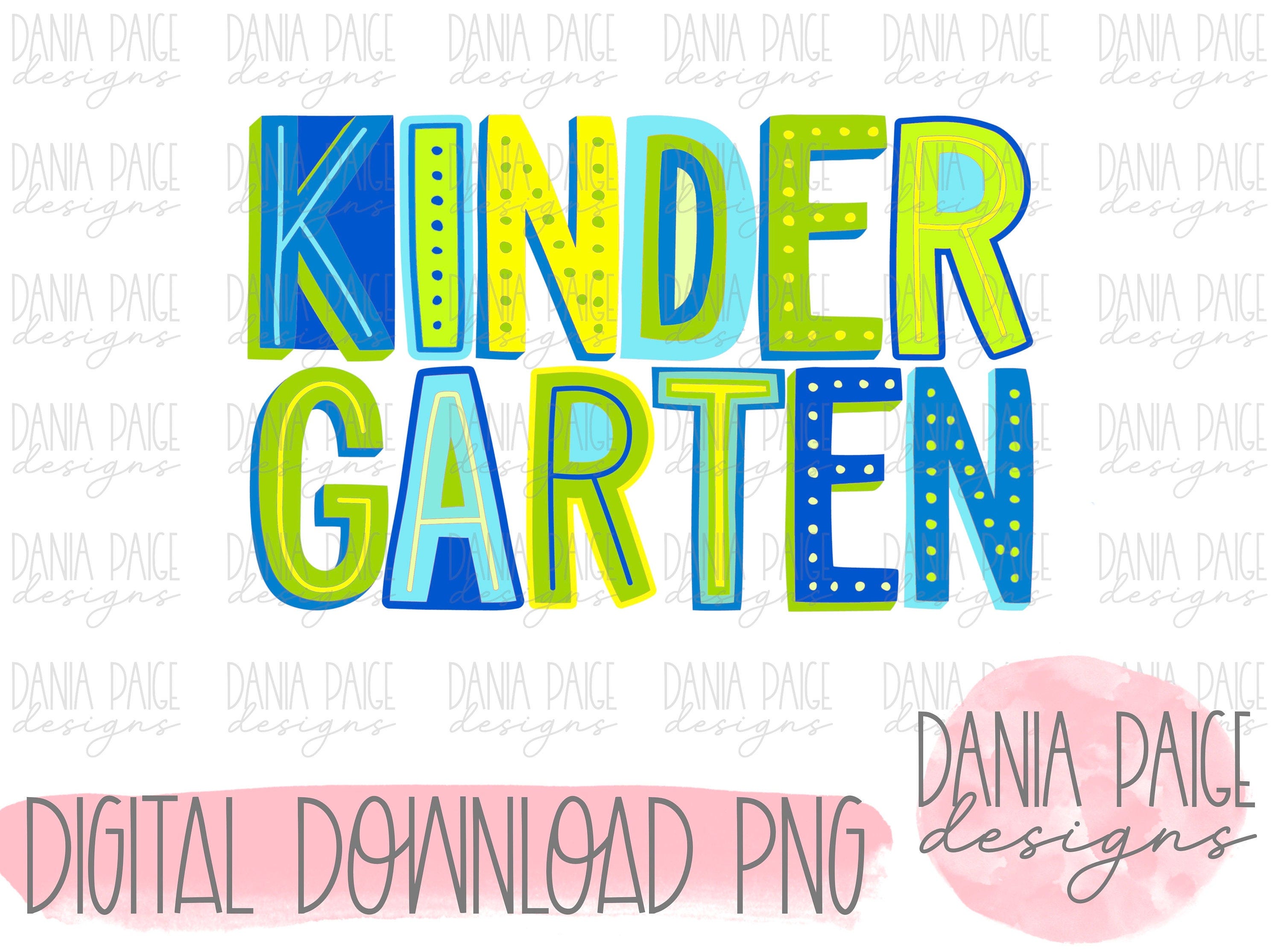 kindergarten, sublimation, digital design, png