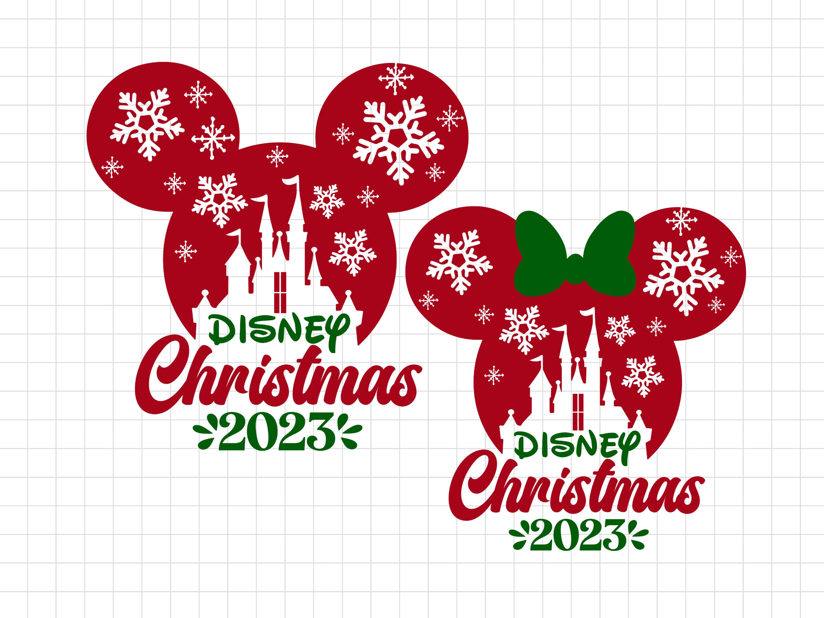 Magic Kingdom Christmas SVG, Magic Castle Mouse Christmas Svg, Magic Mouse Christmas Svg, Mouse Snowflake Svg, Layered Cut File Png Svg 2023