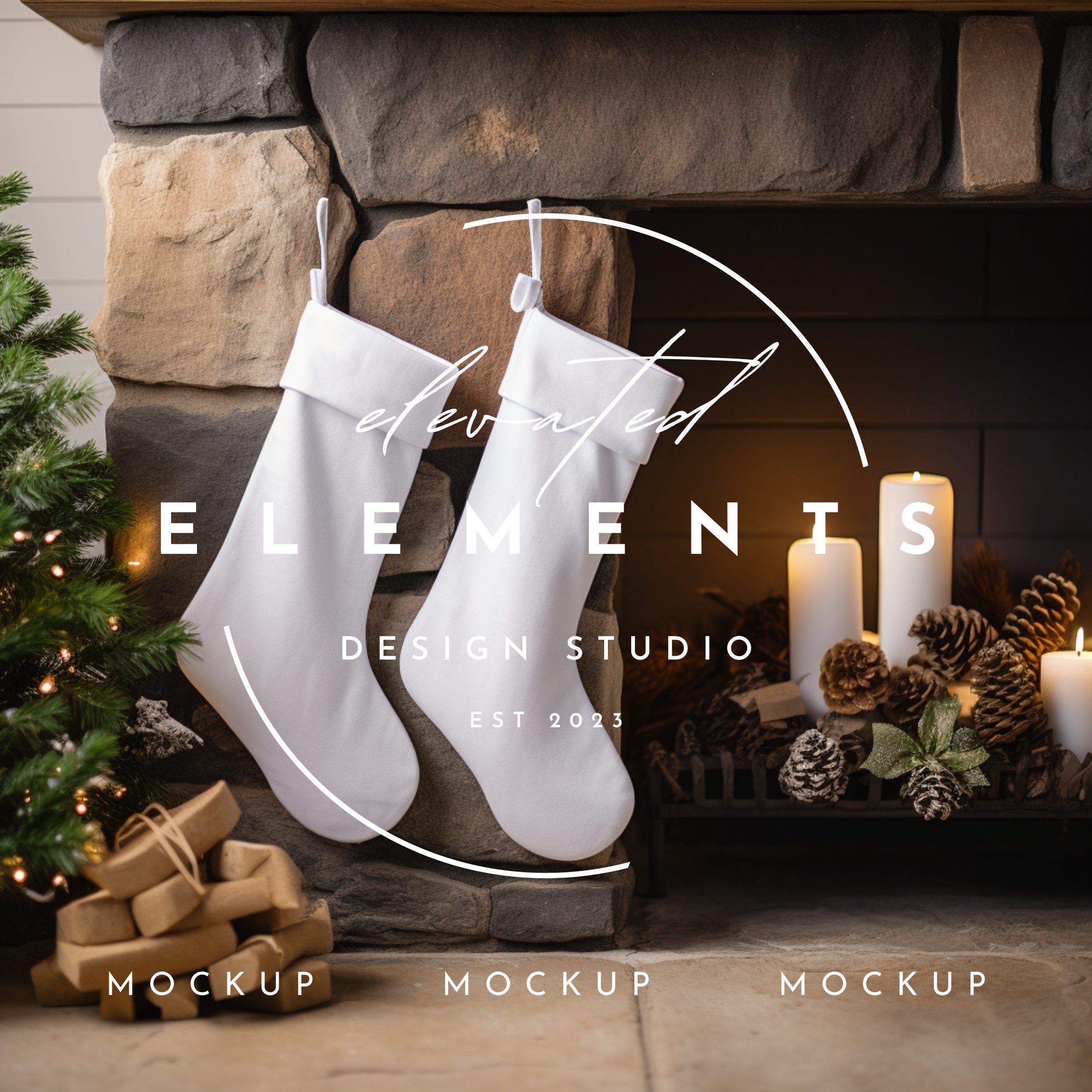 Blank Stocking Mockup | Christmas Stocking Mock Up | Festive Stocking Mockup | Blank Stocking | Blank Christmas Mockup | Stocking Mockup