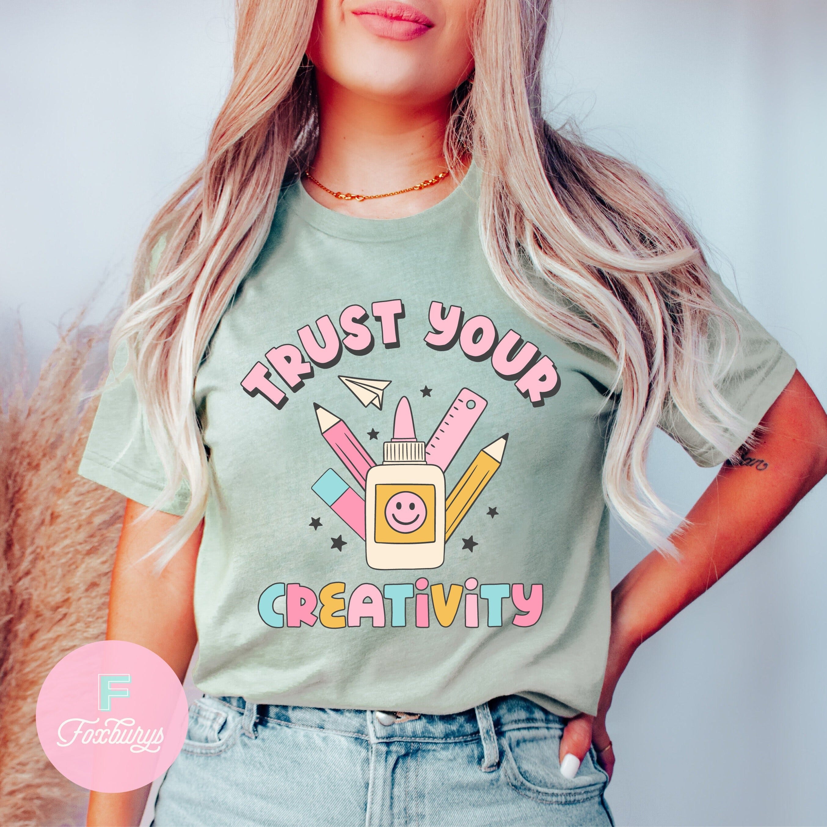 Trust Your Creativity Art Teacher Shirt, 90