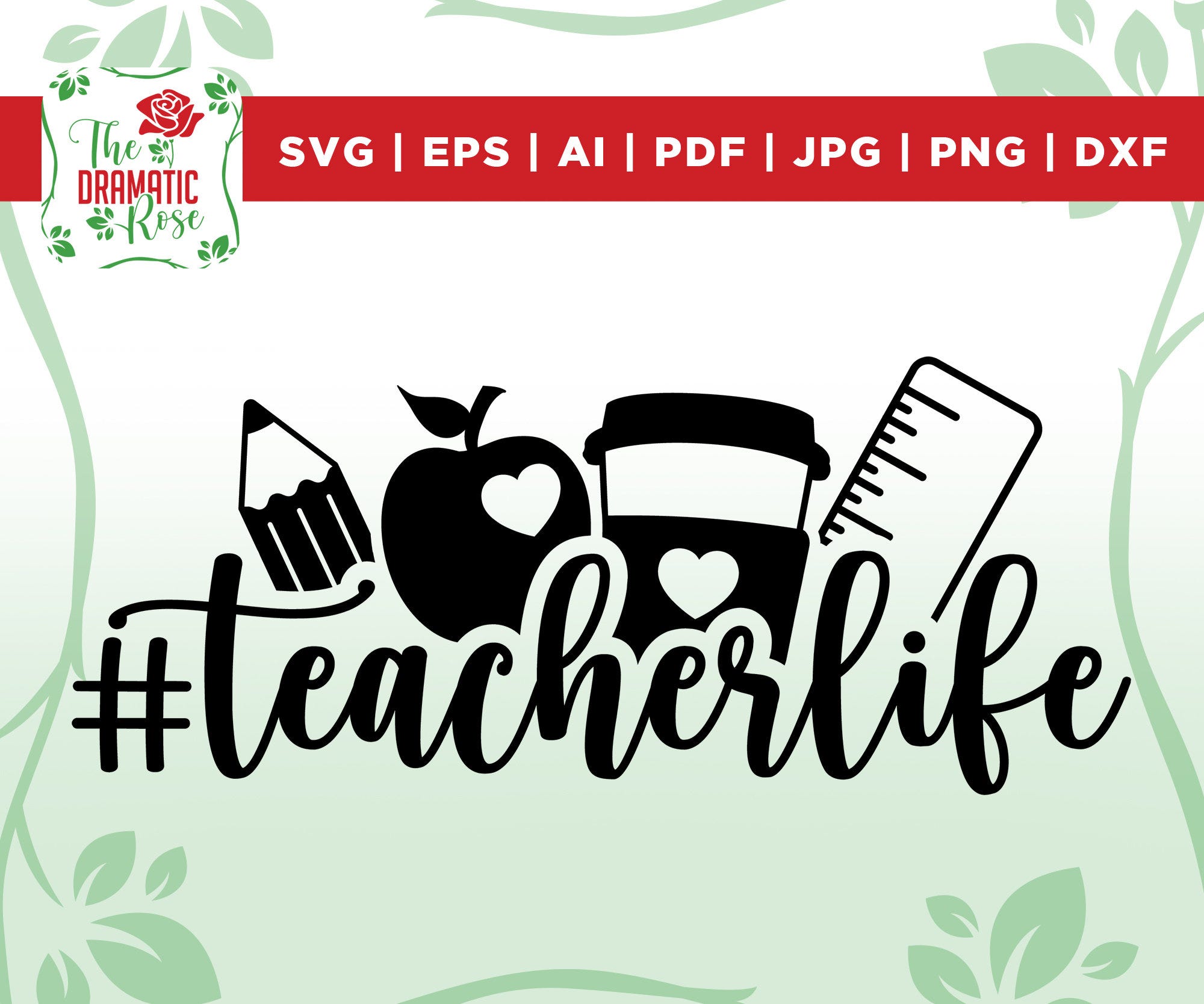 Teacher Life SVG, Teacher Svg, School Svg, Back to school Svg, Teacher Shirt, School SVG, Cut File, Cricut, Commercial use, Silhouette,