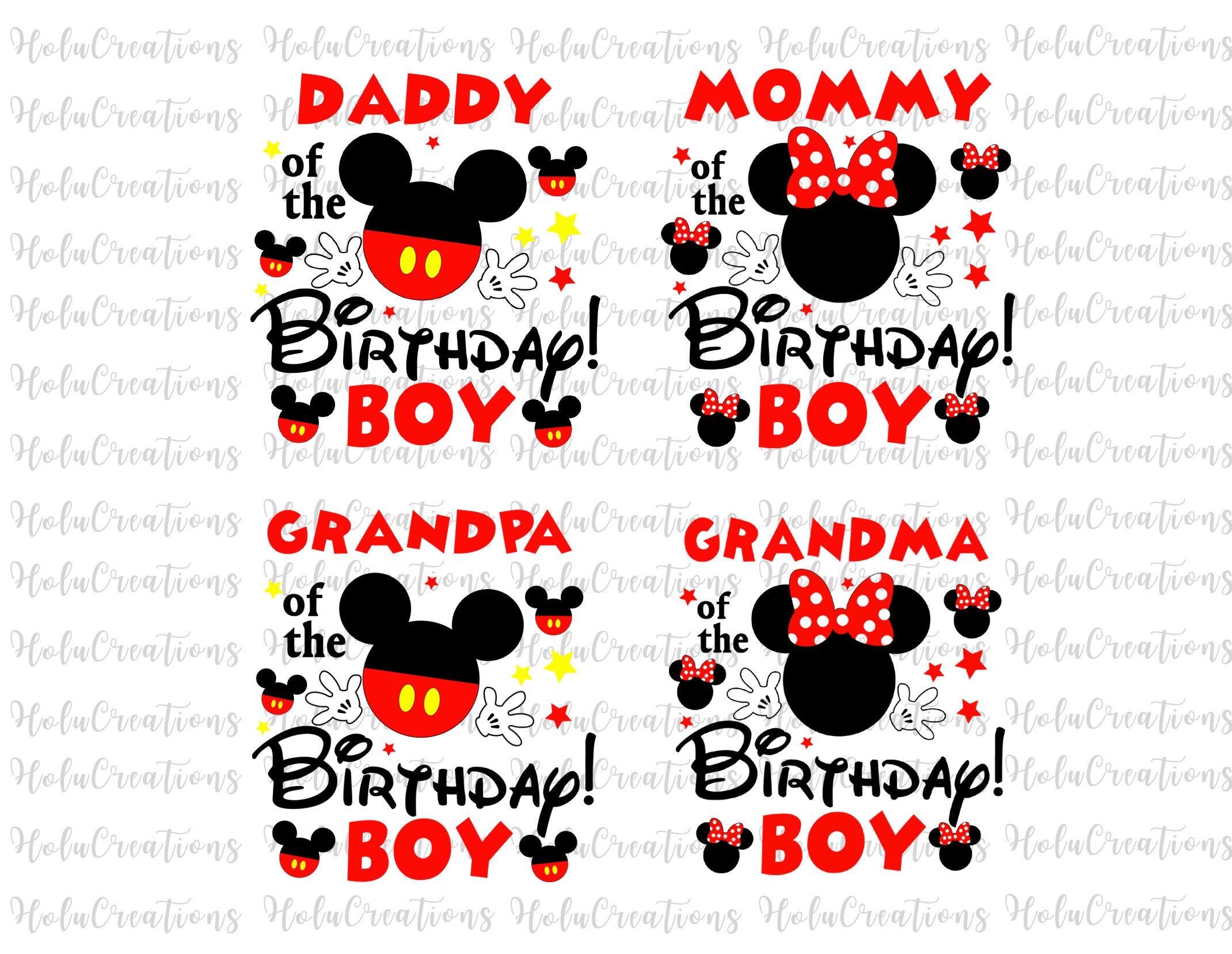 Bundle Birthday Boy Family Svg, Mickey Mouse Happy Birthday Svg, Birthday Squad Png, Making Memories Svg, Magical Kingdom, Family Trip Svg